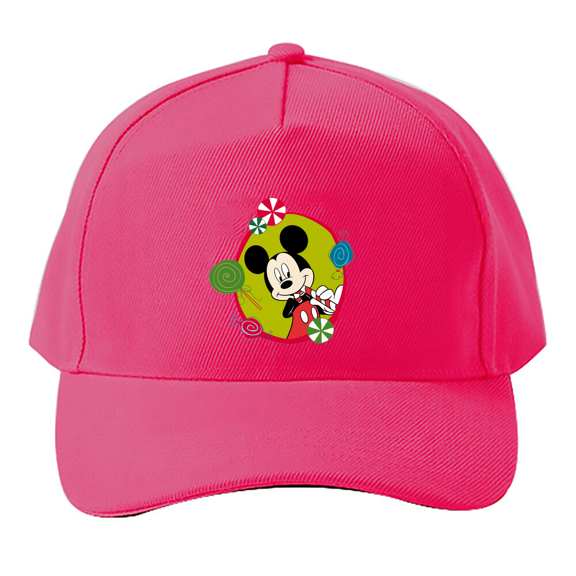 （画像用） ミッキーマウス Mickey Mouse ベースボールキャップ 綿100％ 男女兼用 帽子 スポーツ