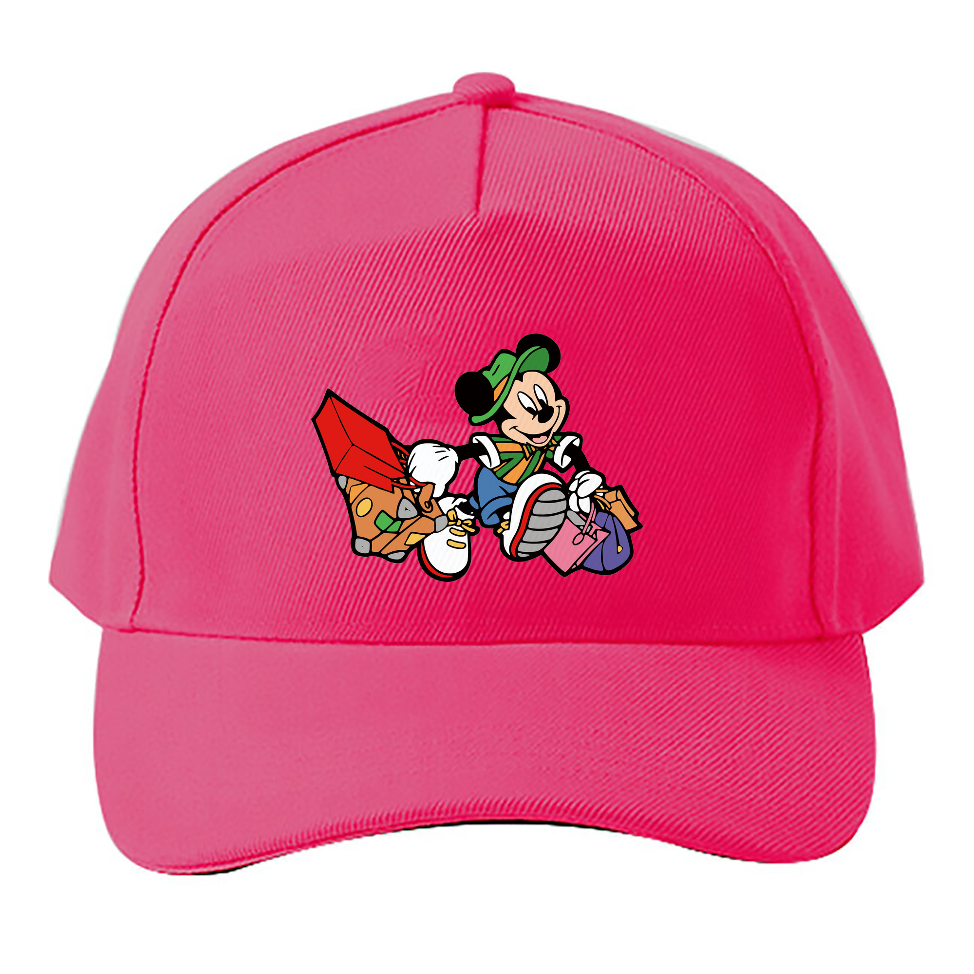 （画像用） ミッキーマウス Mickey Mouse ベースボールキャップ 綿100％ 男女兼用 帽子 スポーツ
