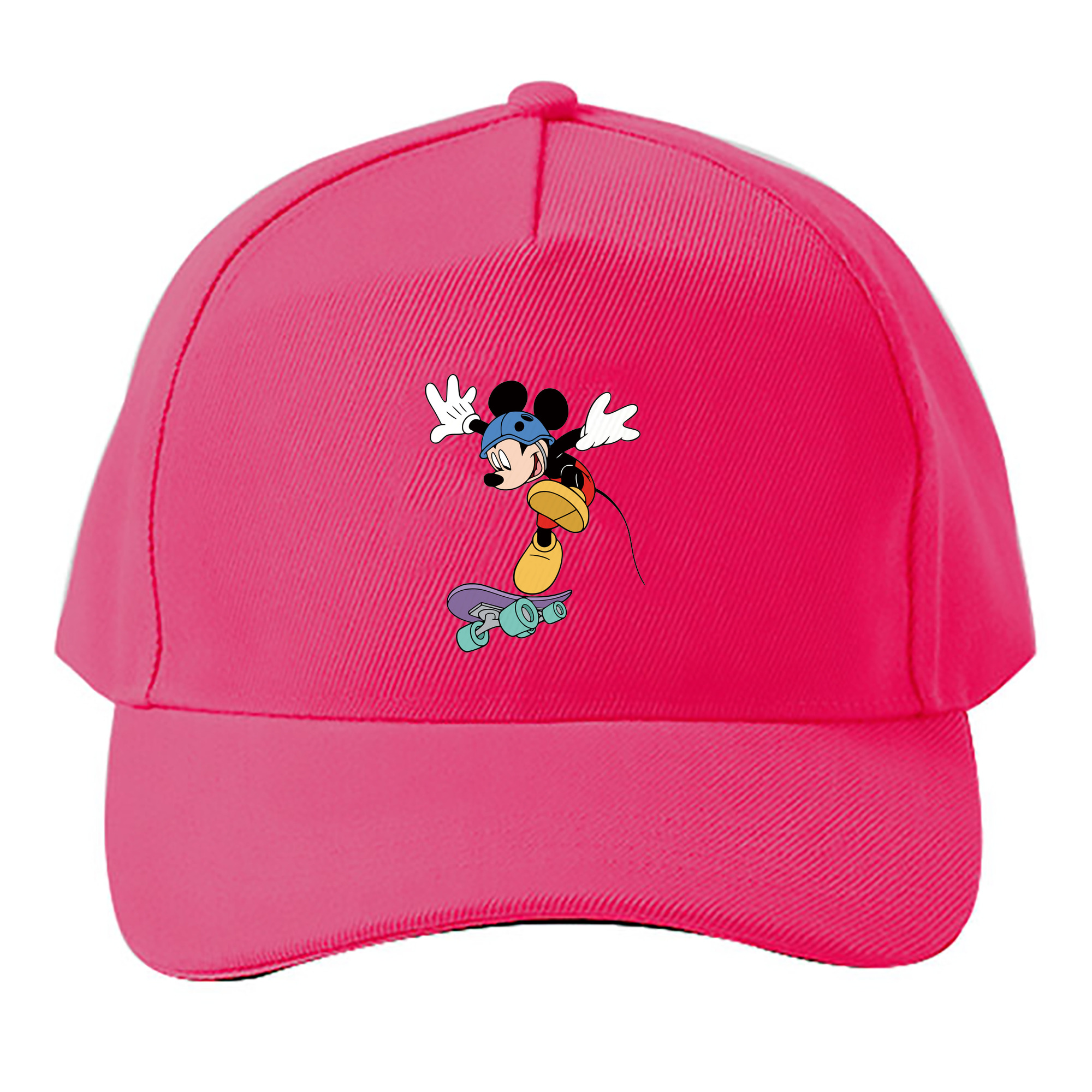 （画像用） ミッキーマウス Mickey Mouse ベースボールキャップ 綿100％ 男女兼用 帽子 スポーツ