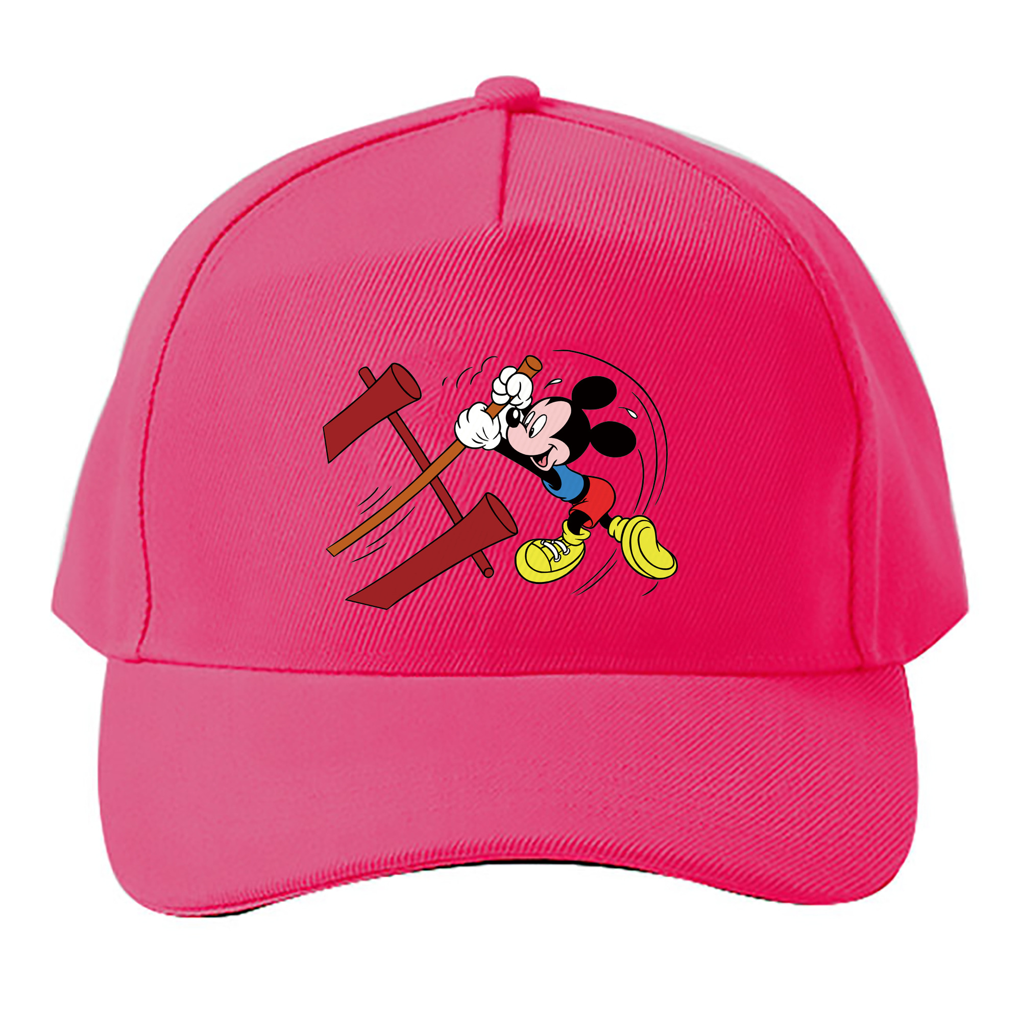 （画像用） ミッキーマウス Mickey Mouse ベースボールキャップ 綿100％ 男女兼用 帽子 スポーツ