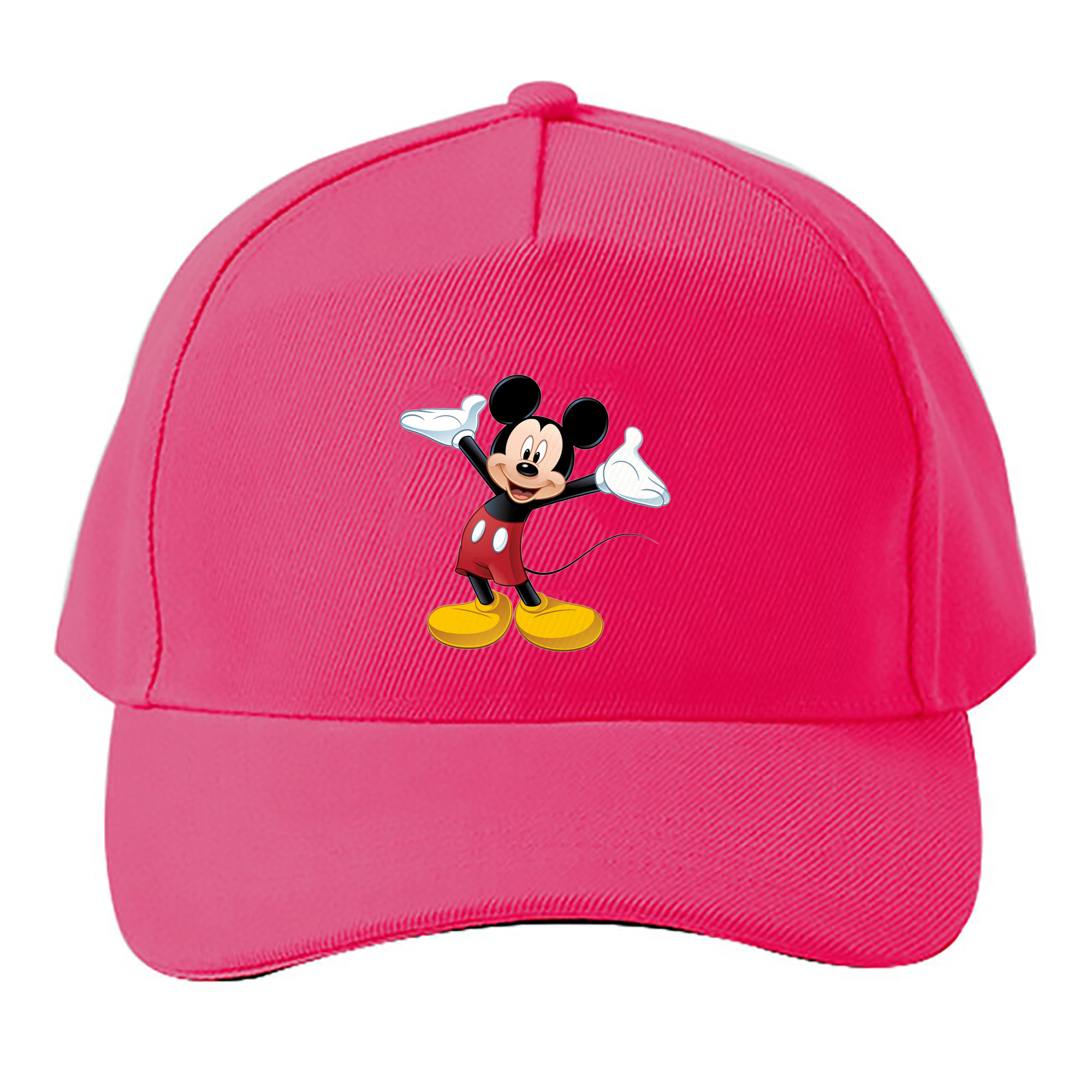 （画像用） ミッキーマウス Mickey Mouse ベースボールキャップ 綿100％ 男女兼用 帽子 スポーツ