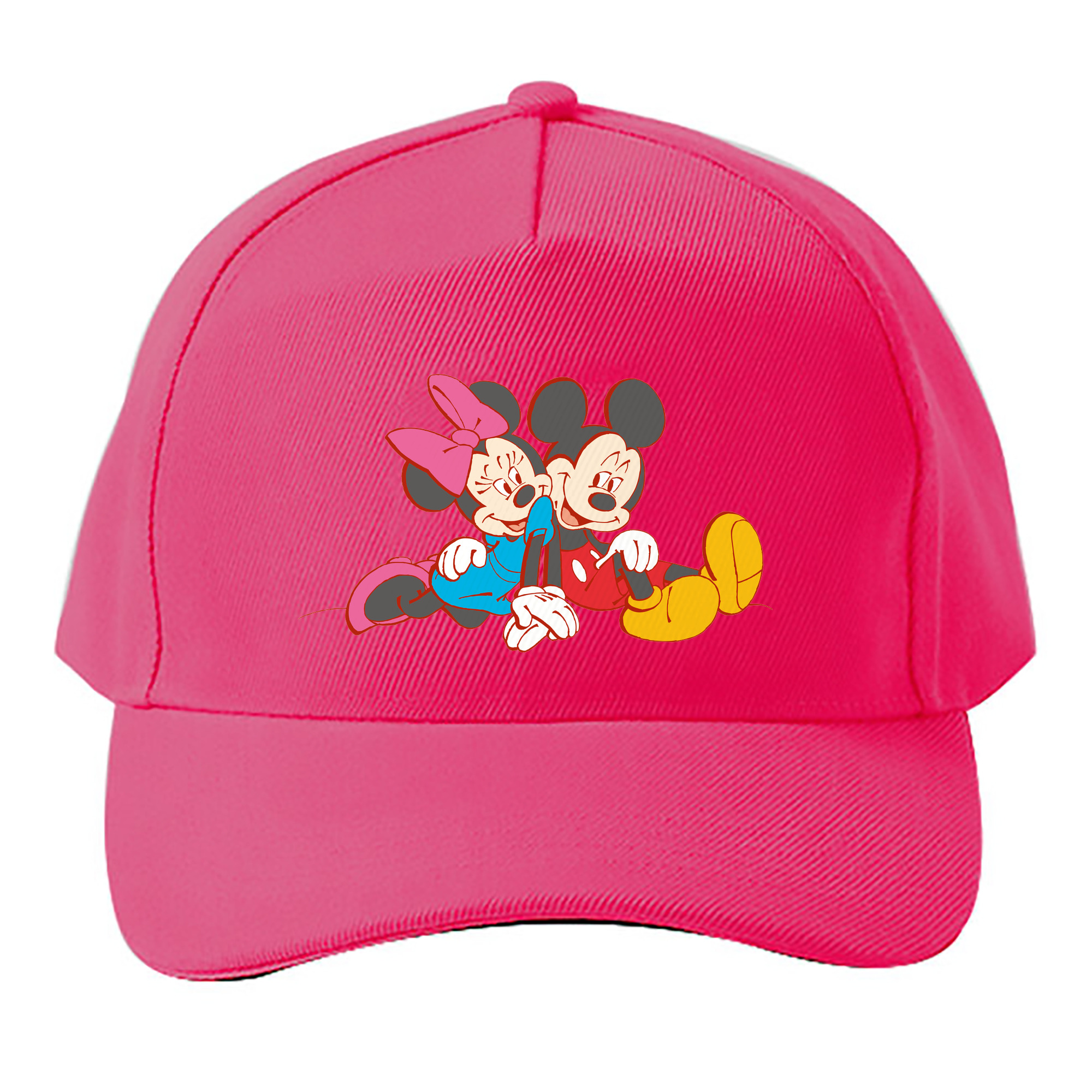（画像用） ミッキーマウス Mickey Mouse ベースボールキャップ 綿100％ 男女兼用 帽子 スポーツ