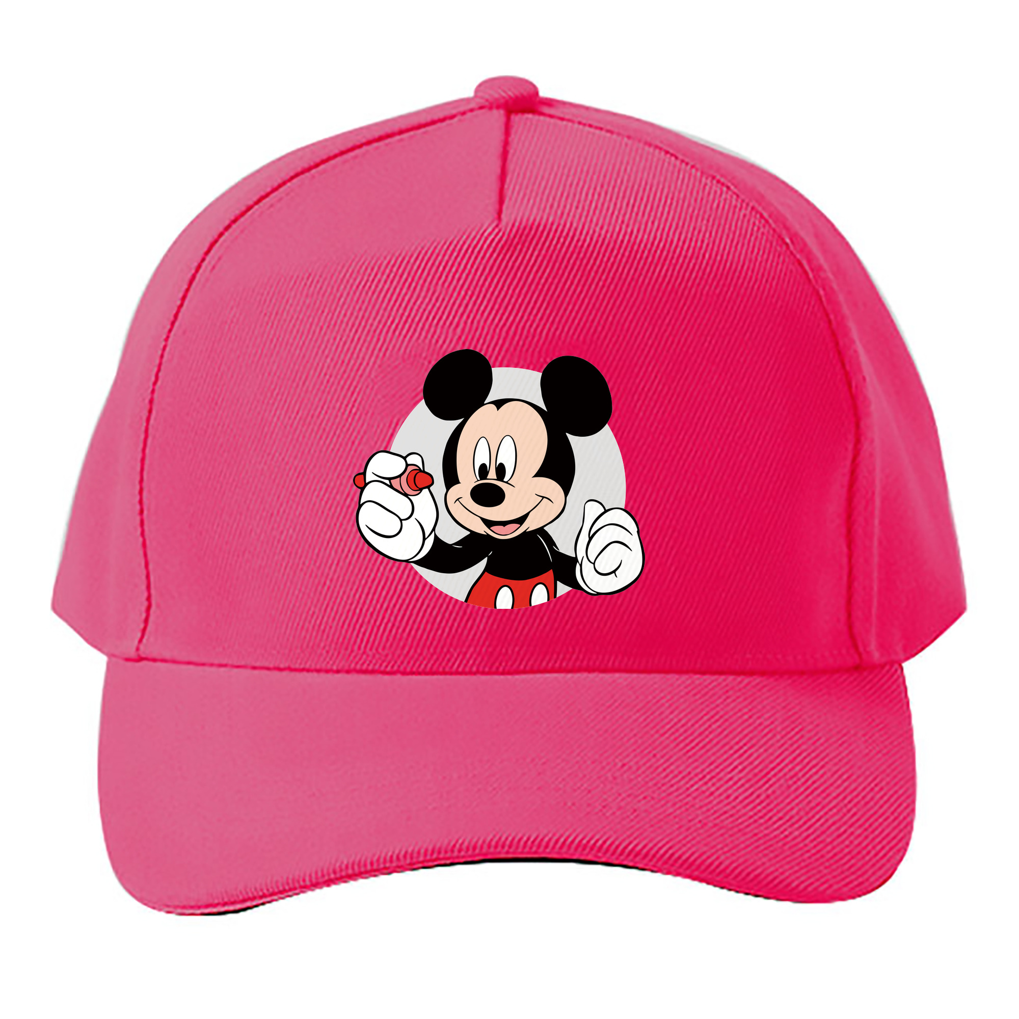 （画像用） ミッキーマウス Mickey Mouse ベースボールキャップ 綿100％ 男女兼用 帽子 スポーツ