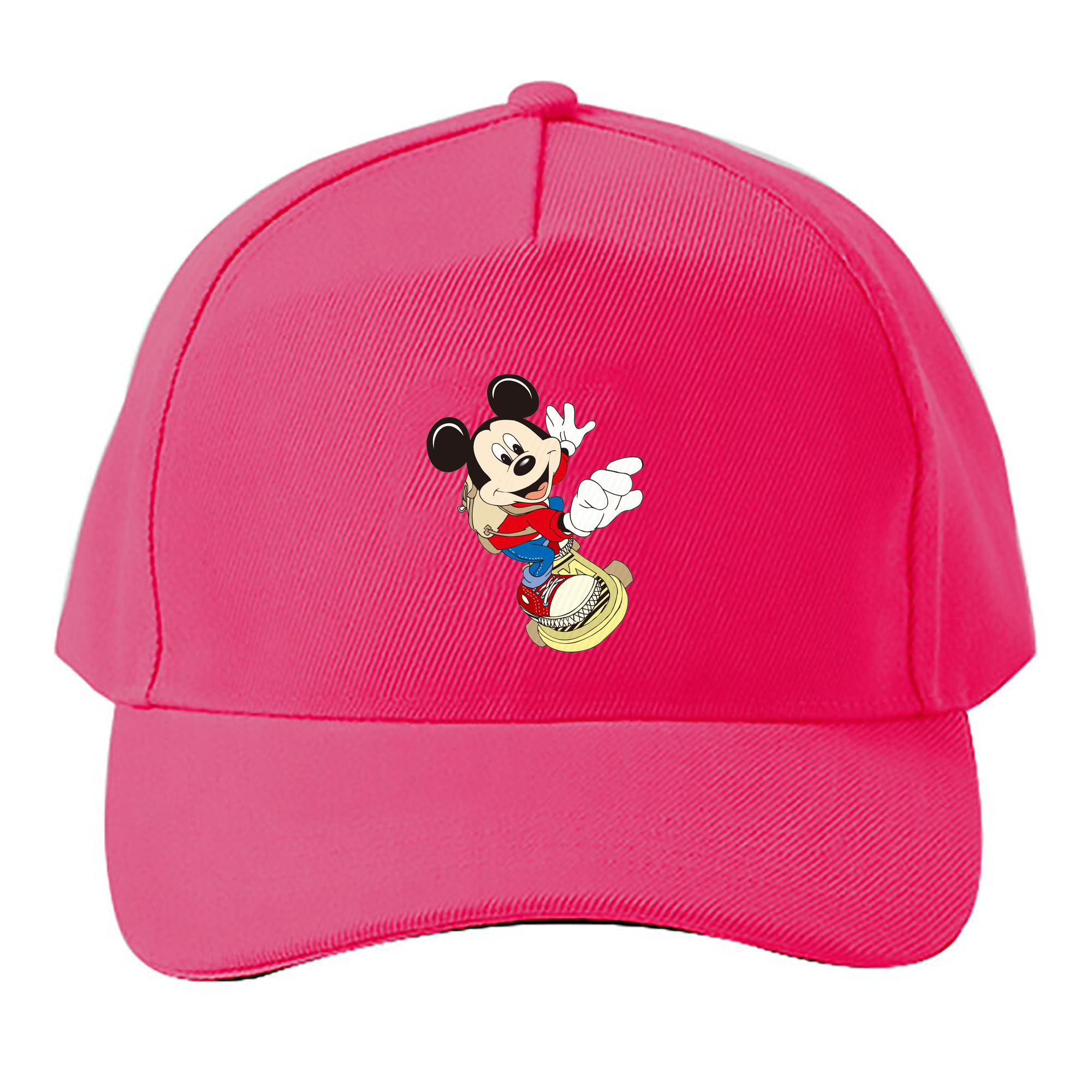 （画像用） ミッキーマウス Mickey Mouse ベースボールキャップ 綿100％ 男女兼用 帽子 スポーツ
