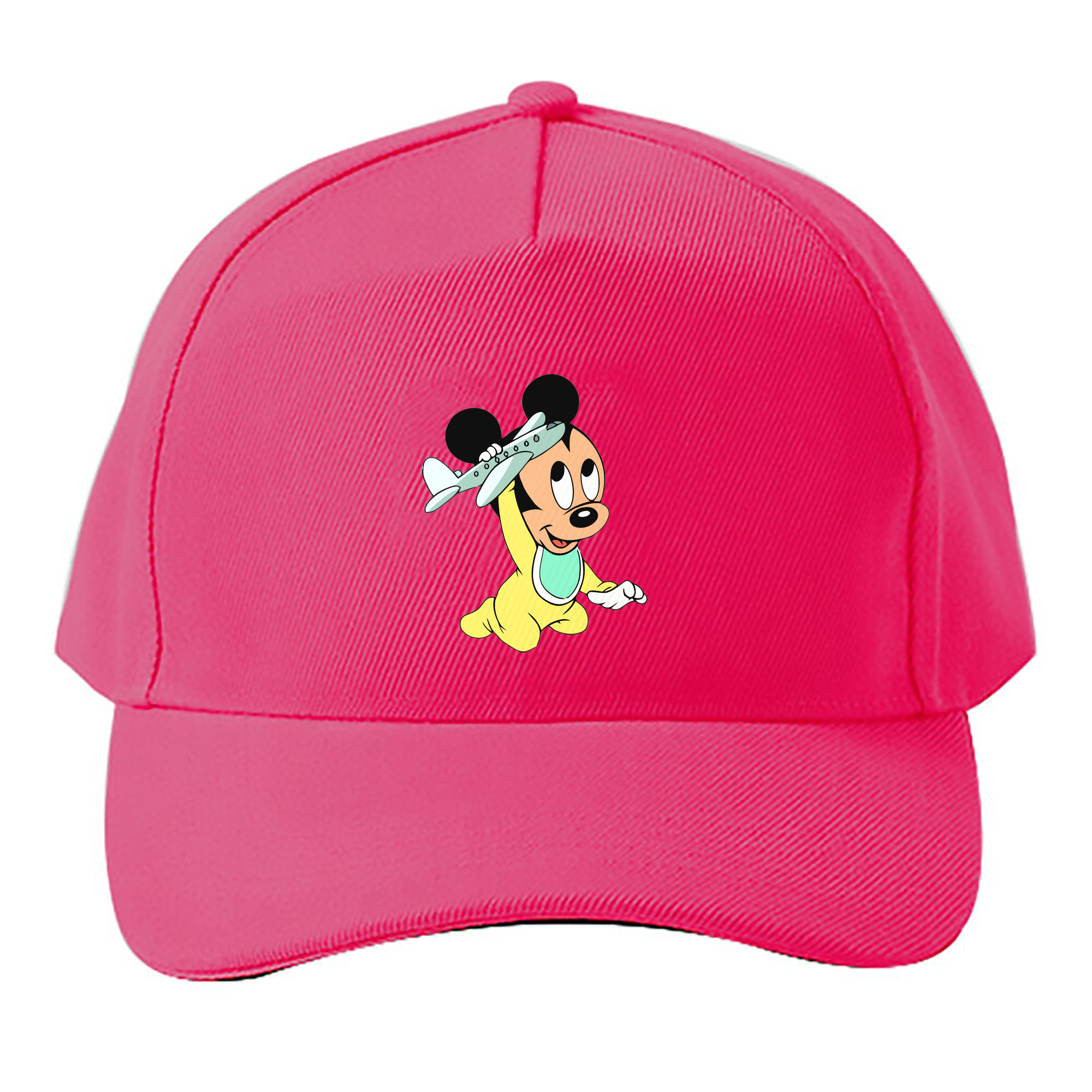 （画像用） ミッキーマウス Mickey Mouse ベースボールキャップ 綿100％ 男女兼用 帽子 スポーツ