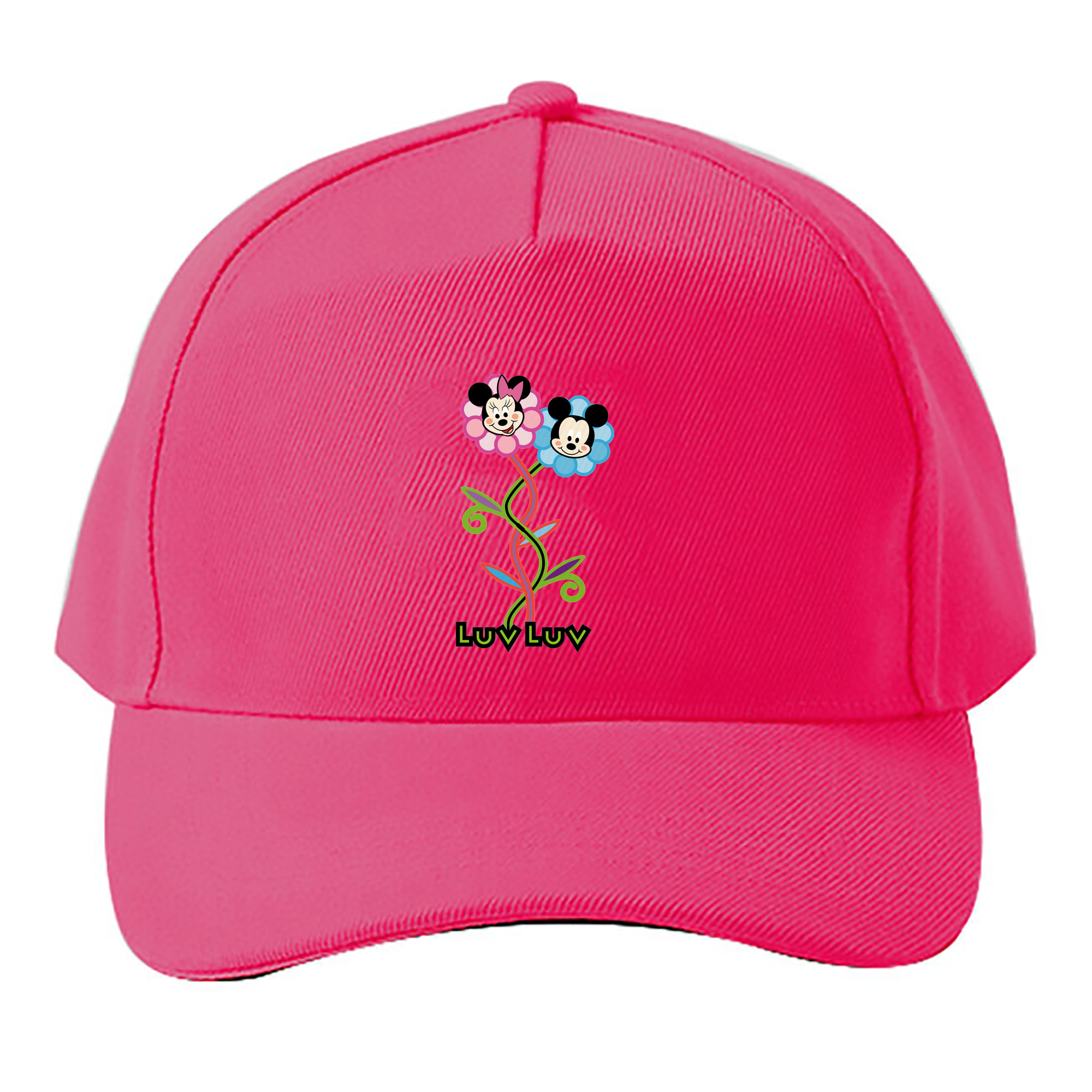 （画像用） ミッキーマウス Mickey Mouse ベースボールキャップ 綿100％ 男女兼用 帽子 スポーツ