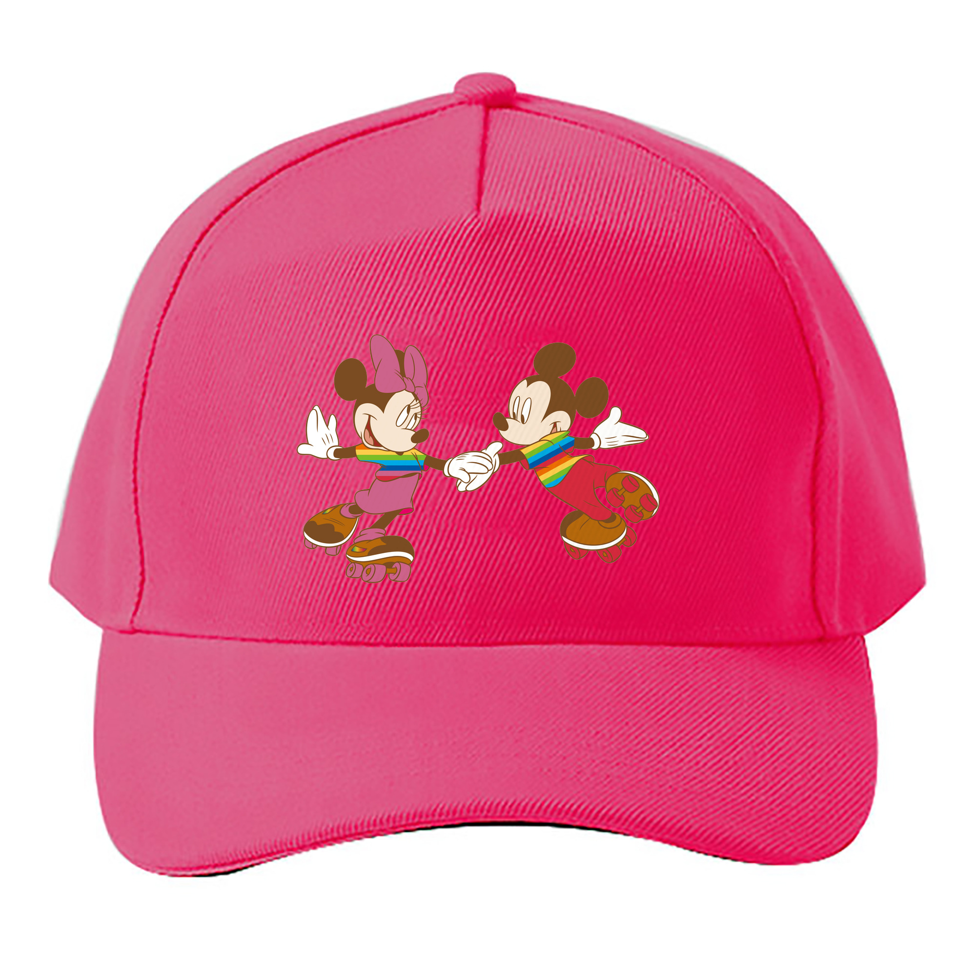 （画像用） ミッキーマウス Mickey Mouse ベースボールキャップ 綿100％ 男女兼用 帽子 スポーツ