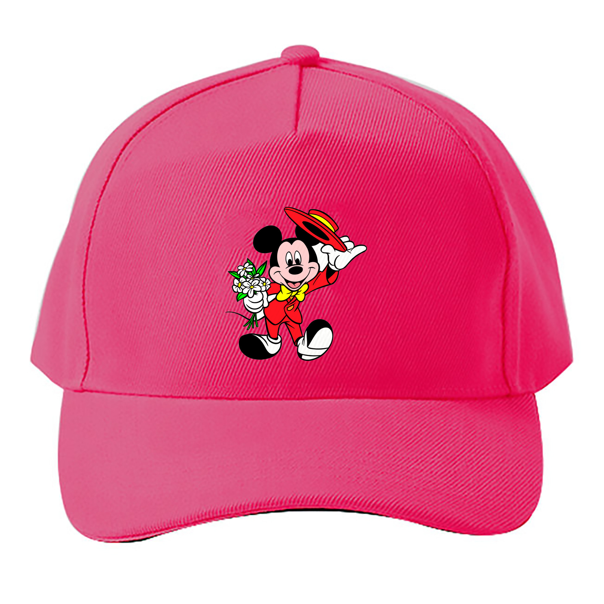 （画像用） ミッキーマウス Mickey Mouse ベースボールキャップ 綿100％ 男女兼用 帽子 スポーツ