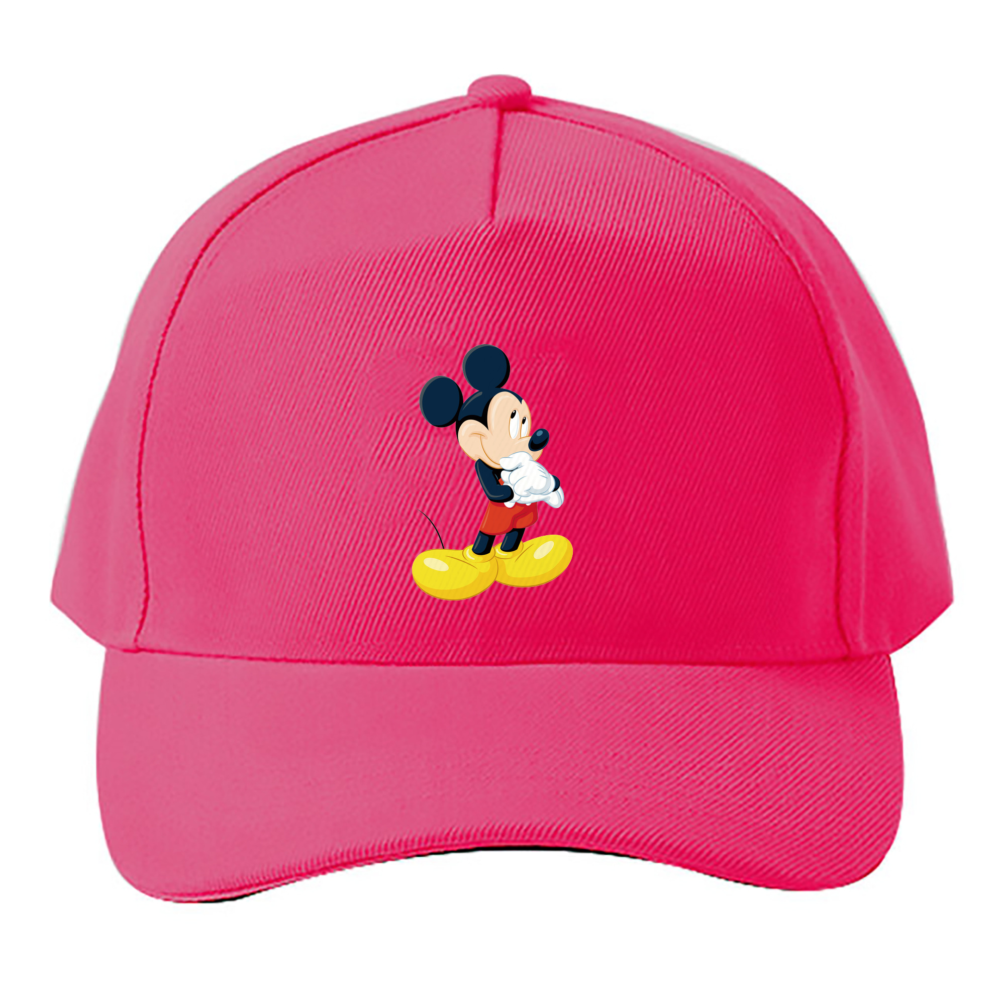 （画像用） ミッキーマウス Mickey Mouse ベースボールキャップ 綿100％ 男女兼用 帽子 スポーツ