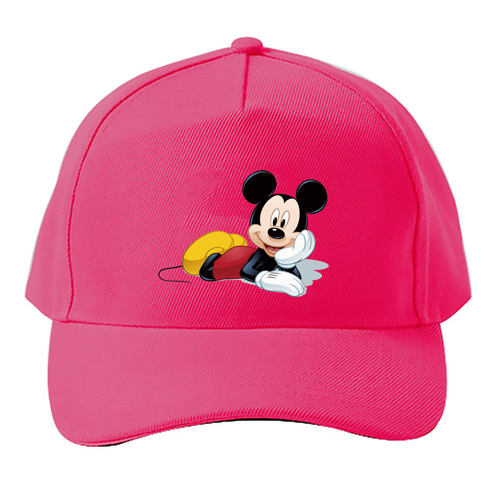 （画像用） ミッキーマウス Mickey Mouse ベースボールキャップ 綿100％ 男女兼用 帽子 スポーツ
