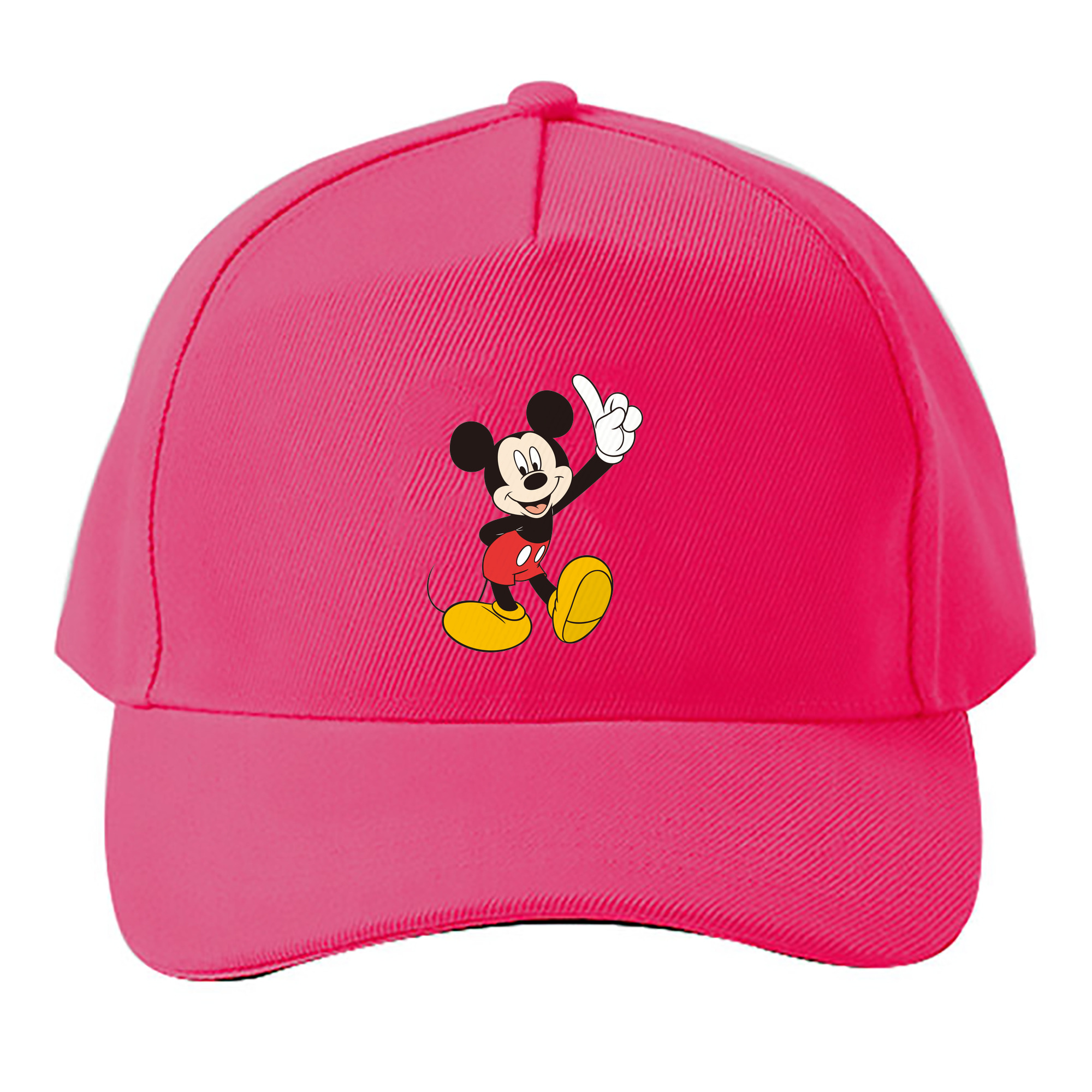 （画像用） ミッキーマウス Mickey Mouse ベースボールキャップ 綿100％ 男女兼用 帽子 スポーツ