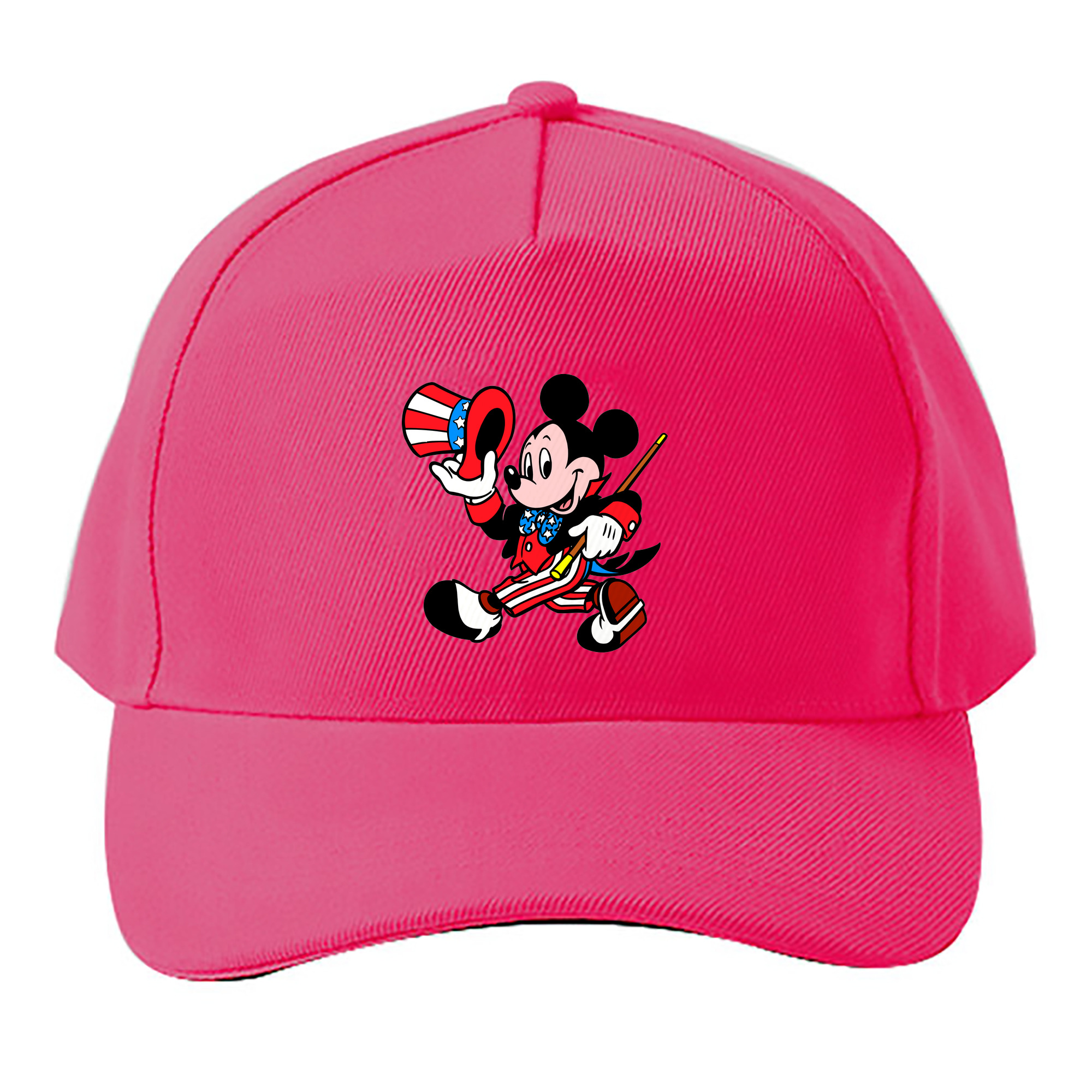 （画像用） ミッキーマウス Mickey Mouse ベースボールキャップ 綿100％ 男女兼用 帽子 スポーツ