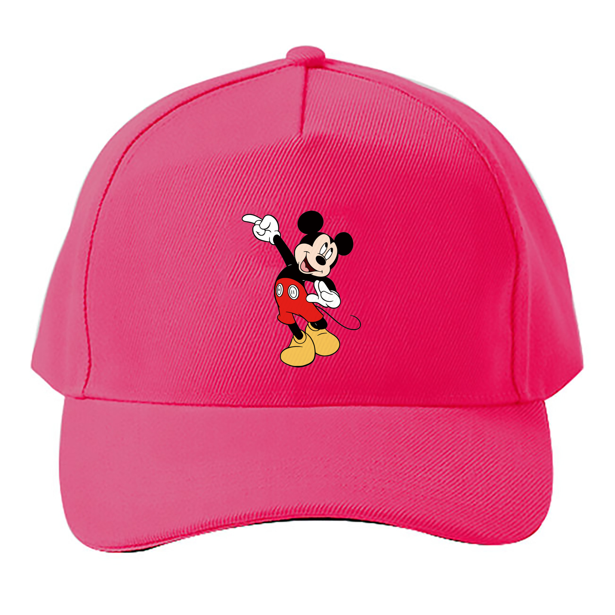 （画像用） ミッキーマウス Mickey Mouse ベースボールキャップ 綿100％ 男女兼用 帽子 スポーツ