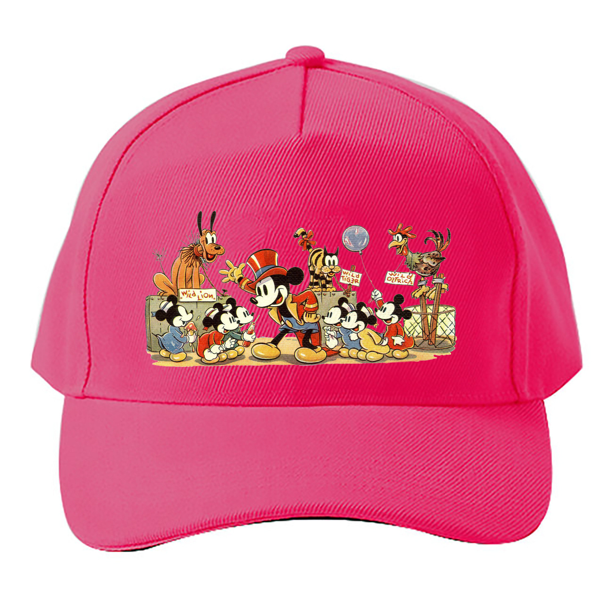 （画像用） ミッキーマウス Mickey Mouse ベースボールキャップ 綿100％ 男女兼用 帽子 スポーツ