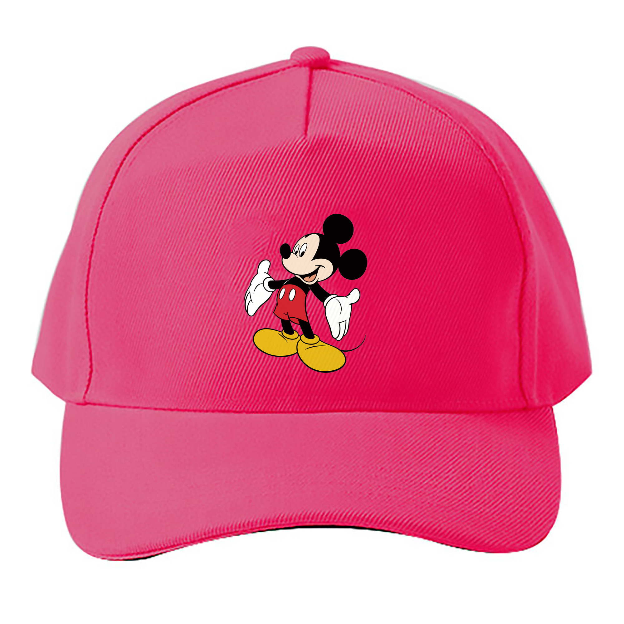 （画像用） ミッキーマウス Mickey Mouse ベースボールキャップ 綿100％ 男女兼用 帽子 スポーツ