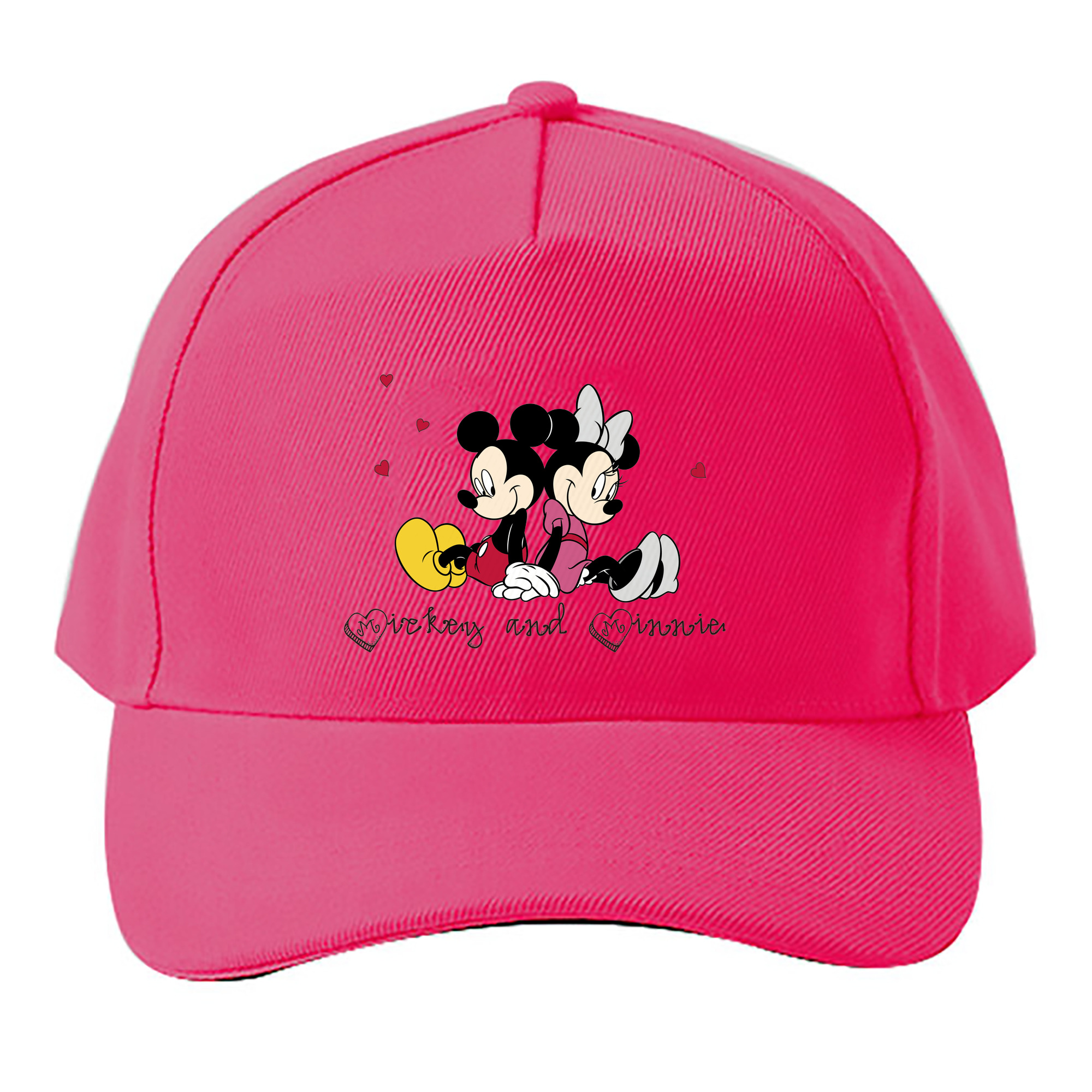 （画像用） ミッキーマウス Mickey Mouse ベースボールキャップ 綿100％ 男女兼用 帽子 スポーツ