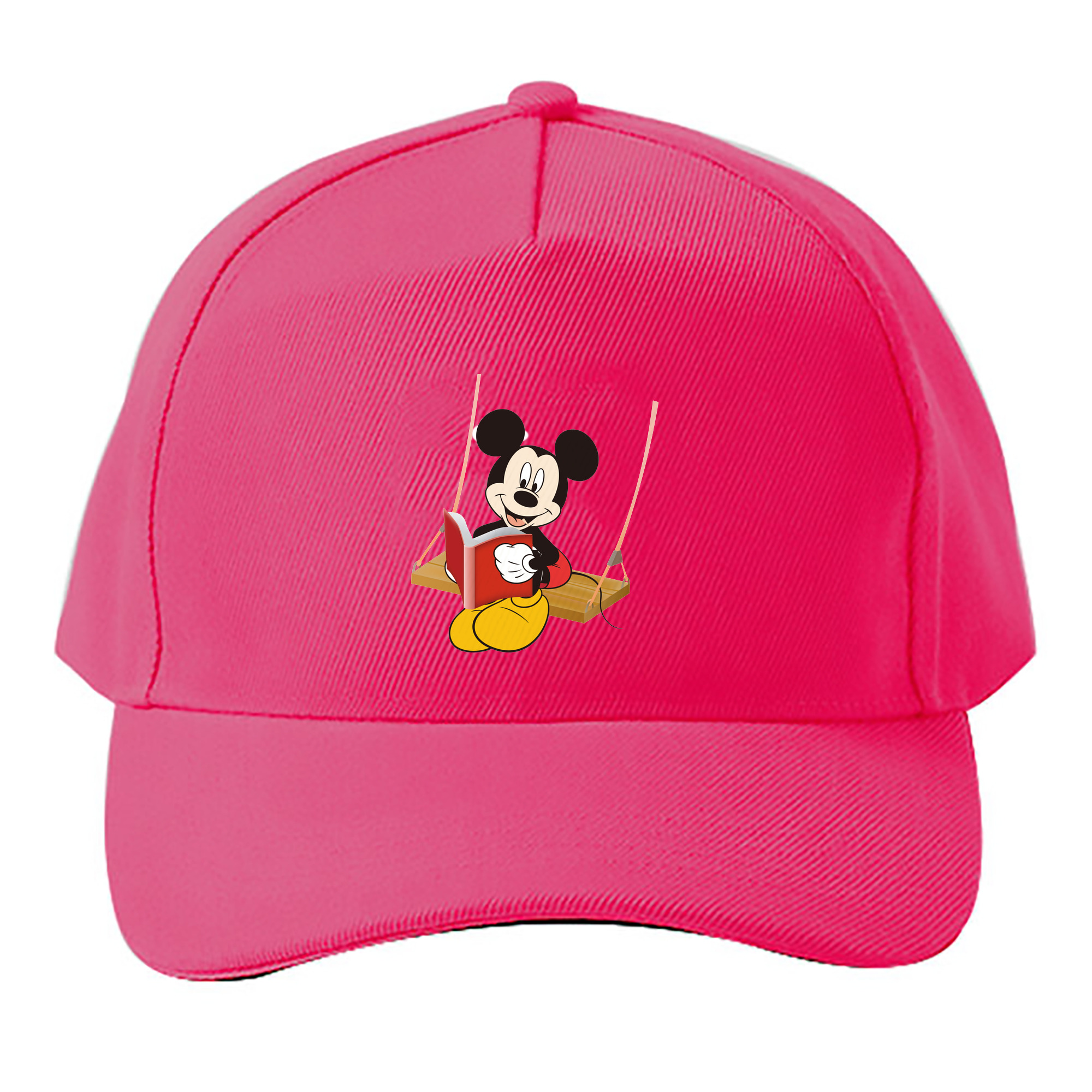 （画像用） ミッキーマウス Mickey Mouse ベースボールキャップ 綿100％ 男女兼用 帽子 スポーツ