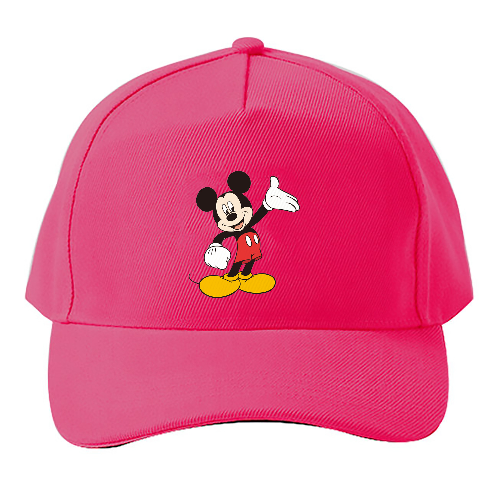 （画像用） ミッキーマウス Mickey Mouse ベースボールキャップ 綿100％ 男女兼用 帽子 スポーツ