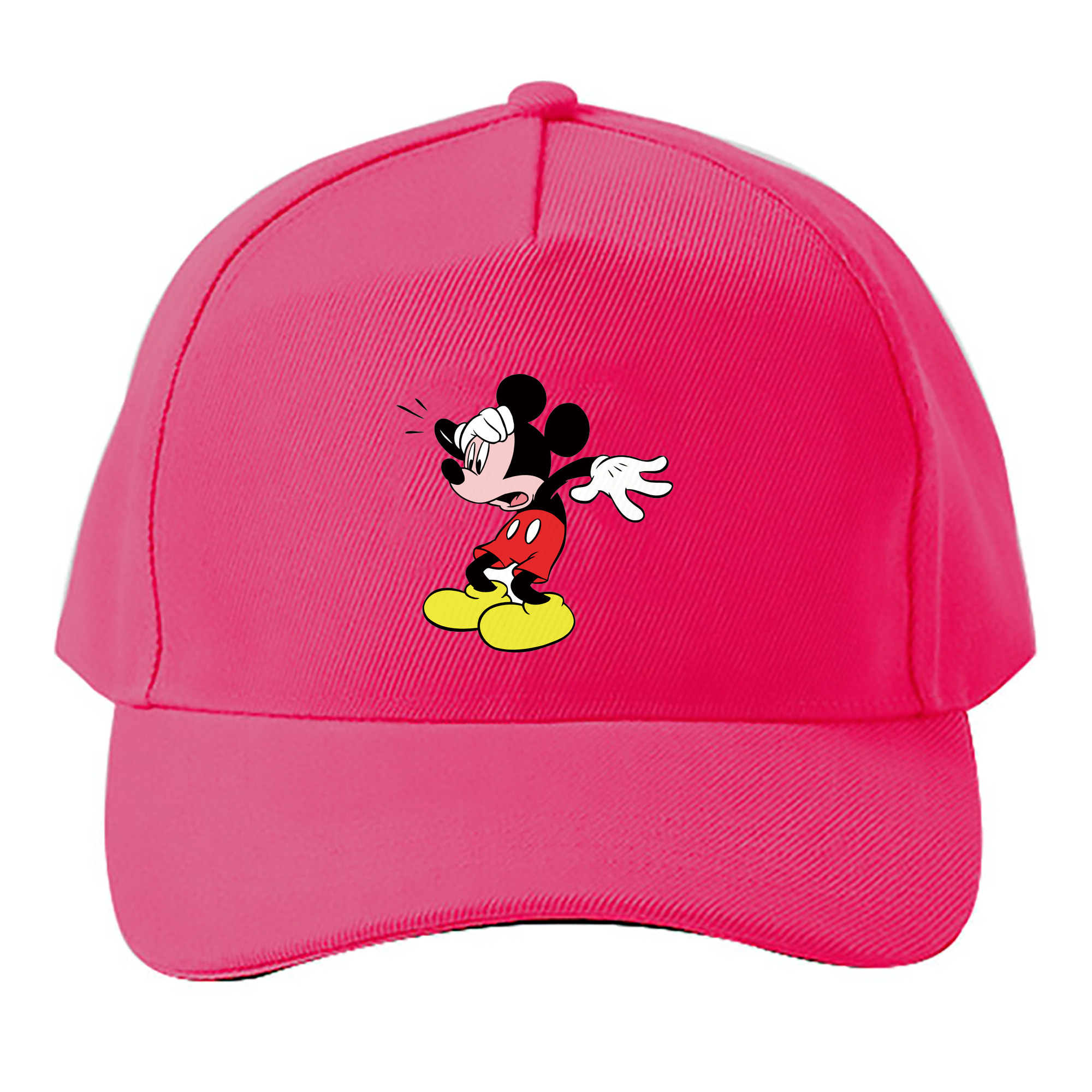 （画像用） ミッキーマウス Mickey Mouse ベースボールキャップ 綿100％ 男女兼用 帽子 スポーツ