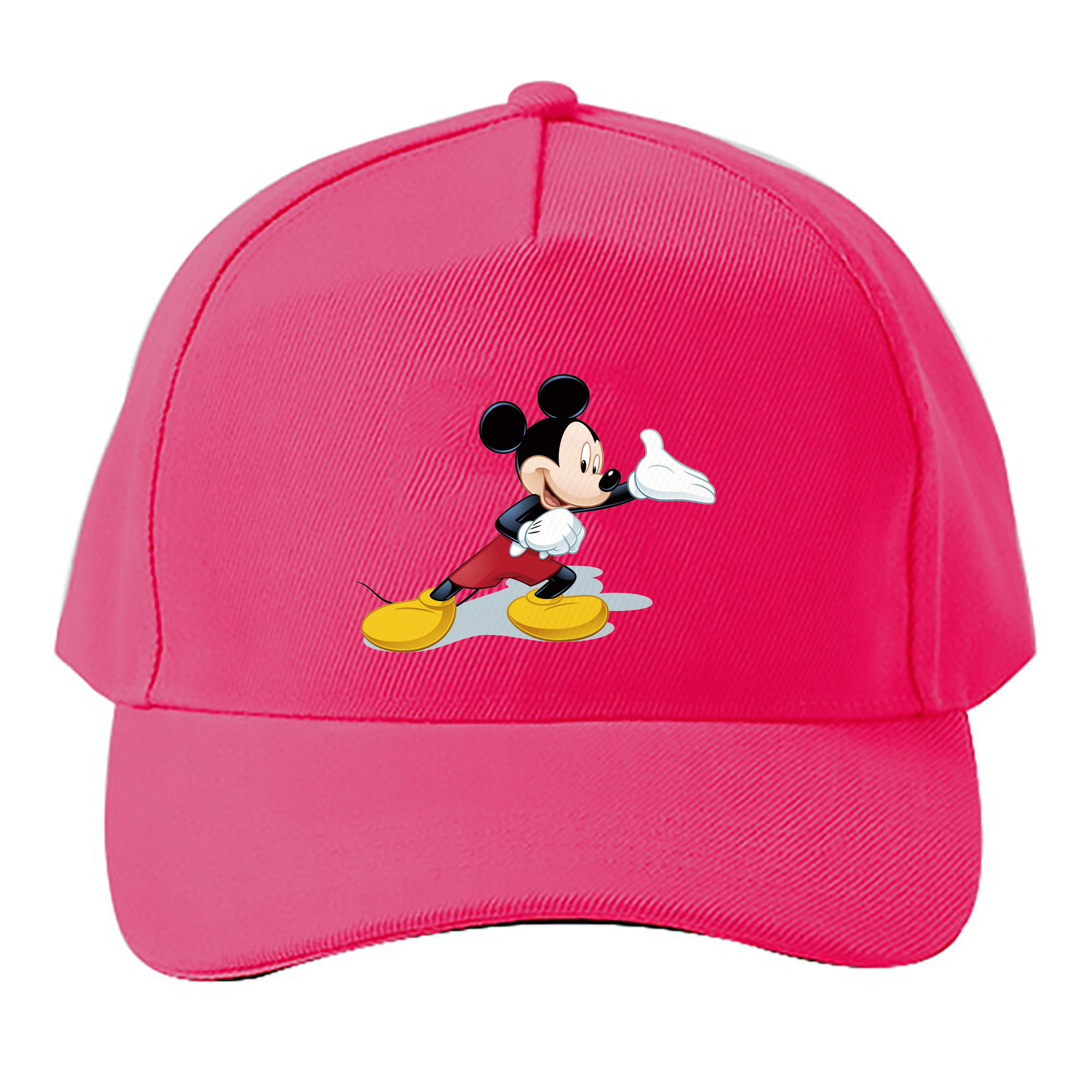 （画像用） ミッキーマウス Mickey Mouse ベースボールキャップ 綿100％ 男女兼用 帽子 スポーツ
