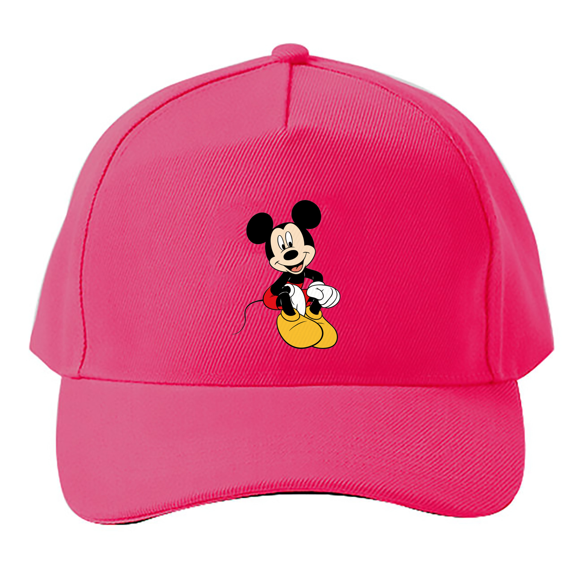 （画像用） ミッキーマウス Mickey Mouse ベースボールキャップ 綿100％ 男女兼用 帽子 スポーツ