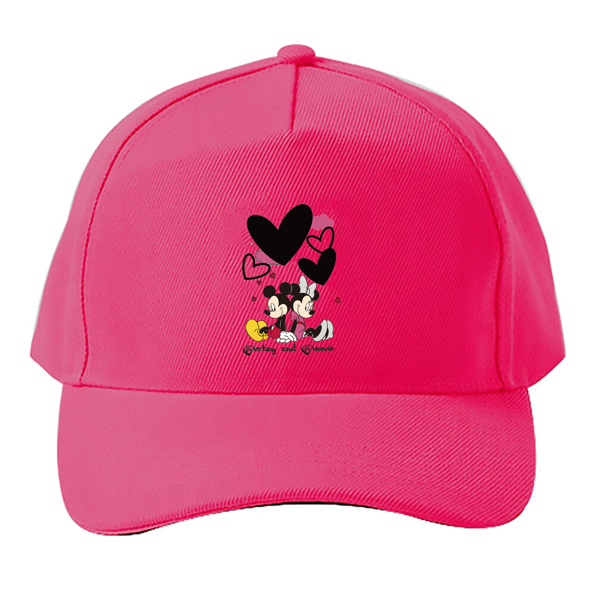 （画像用） ミッキーマウス Mickey Mouse ベースボールキャップ 綿100％ 男女兼用 帽子 スポーツ