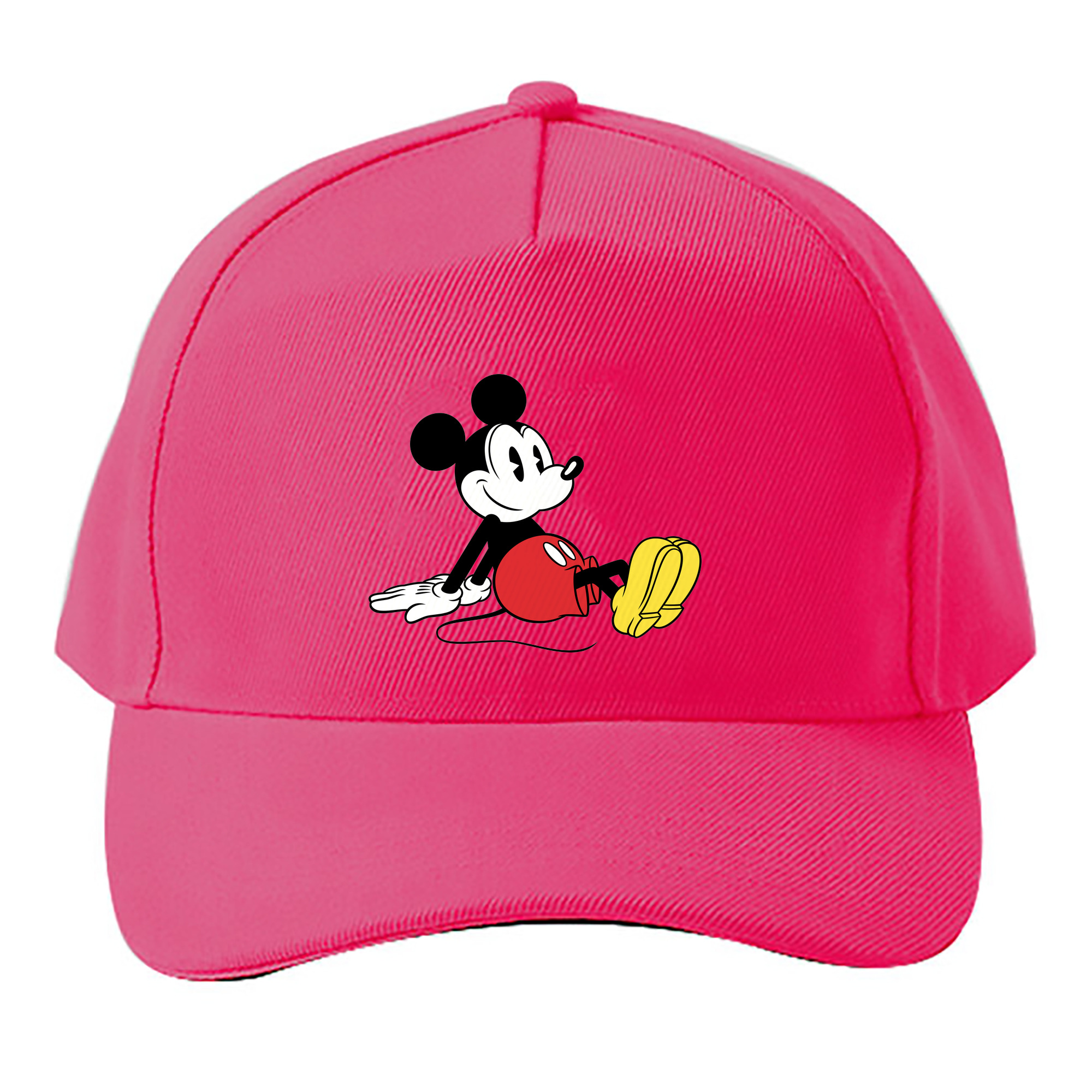 （画像用） ミッキーマウス Mickey Mouse ベースボールキャップ 綿100％ 男女兼用 帽子 スポーツ