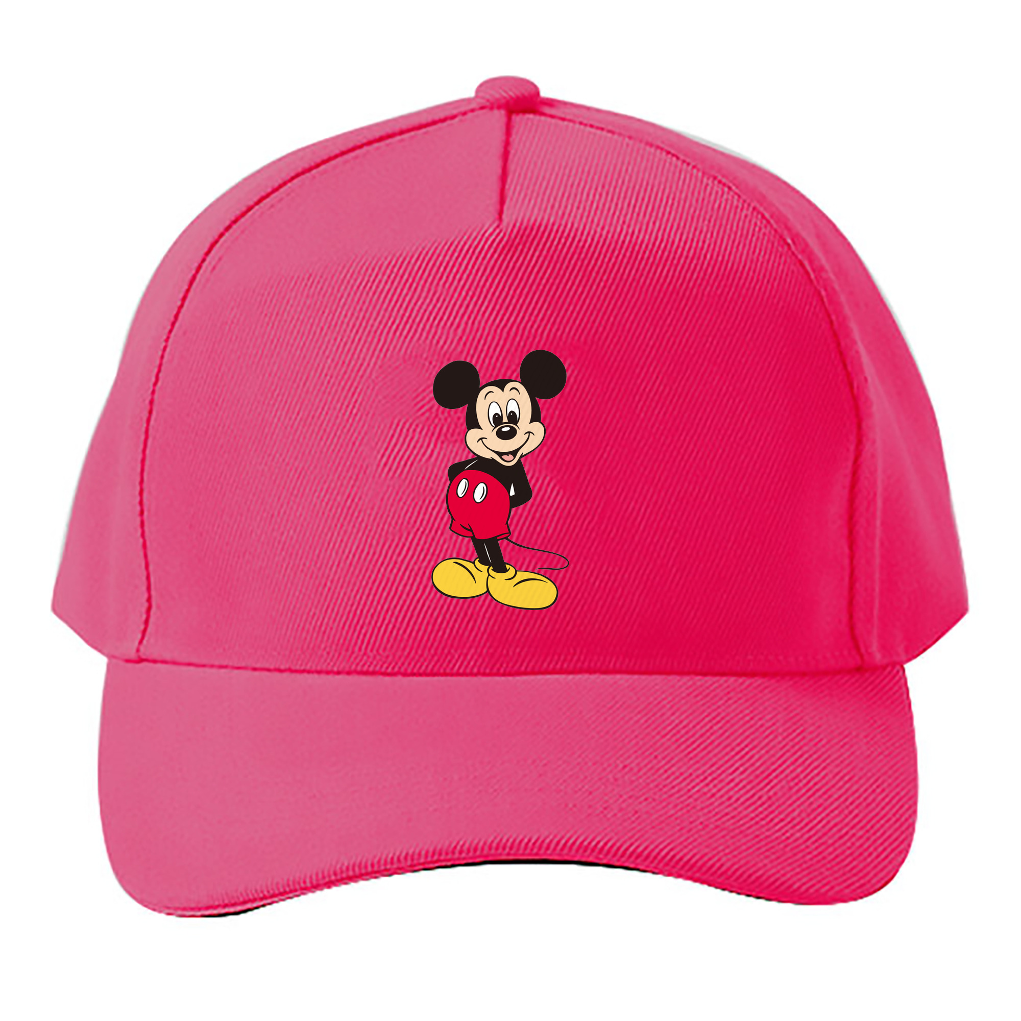 （画像用） ミッキーマウス Mickey Mouse ベースボールキャップ 綿100％ 男女兼用 帽子 スポーツ