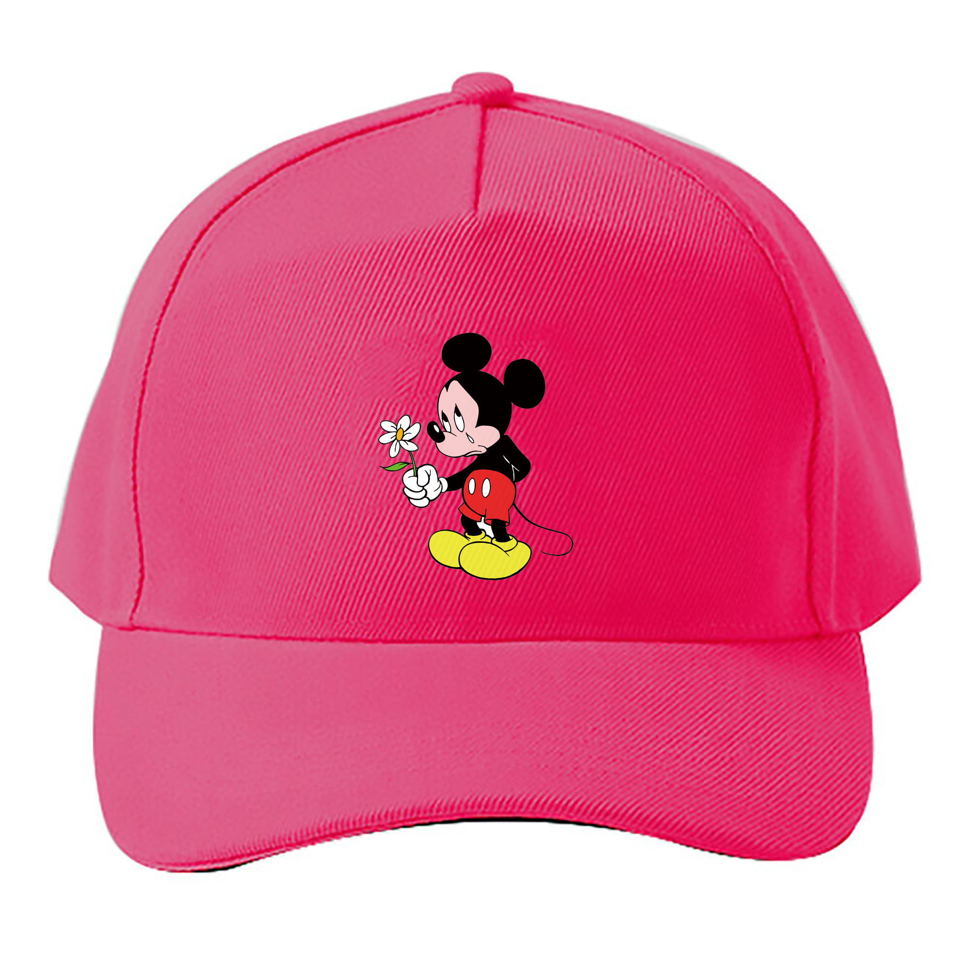 （画像用） ミッキーマウス Mickey Mouse ベースボールキャップ 綿100％ 男女兼用 帽子 スポーツ