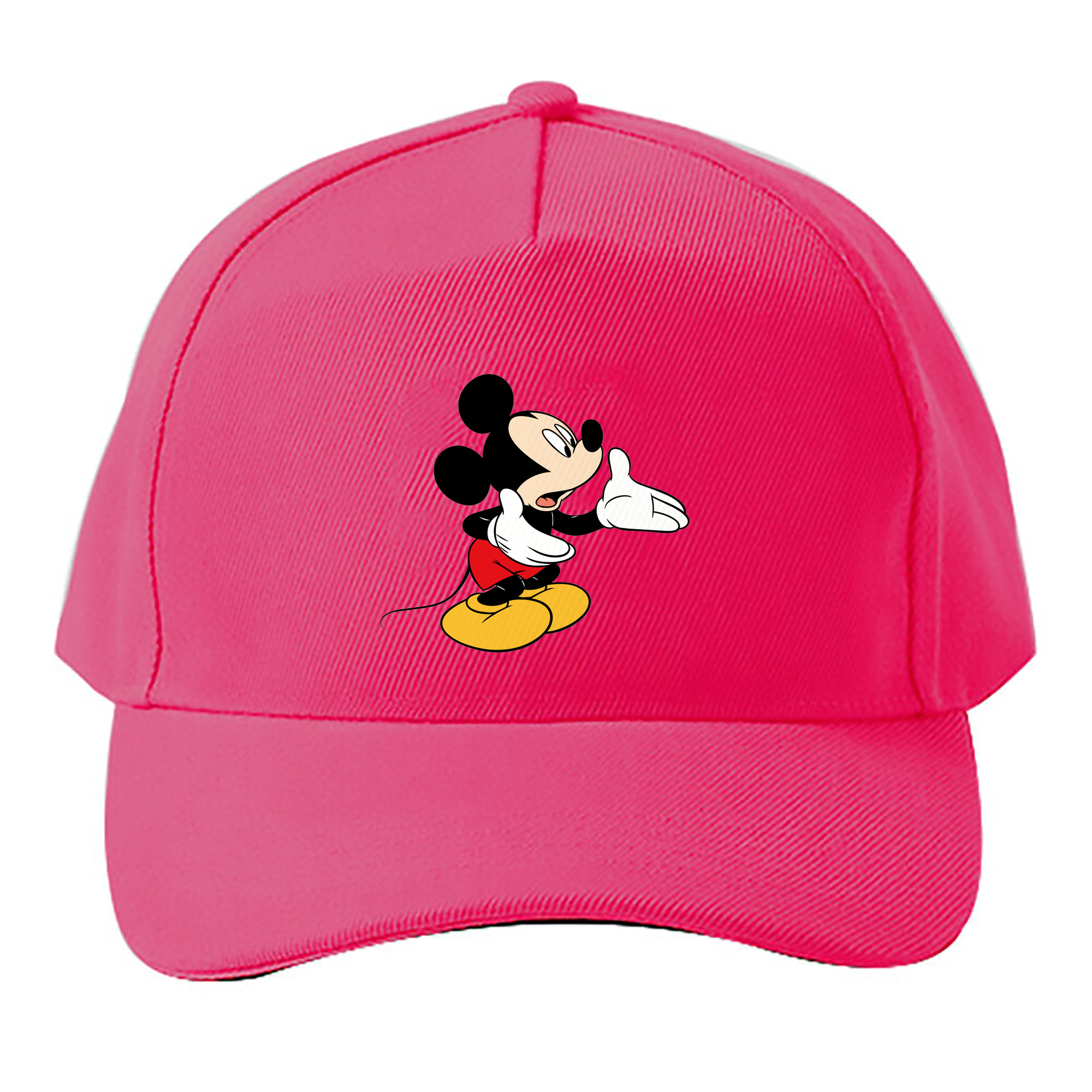 （画像用） ミッキーマウス Mickey Mouse ベースボールキャップ 綿100％ 男女兼用 帽子 スポーツ