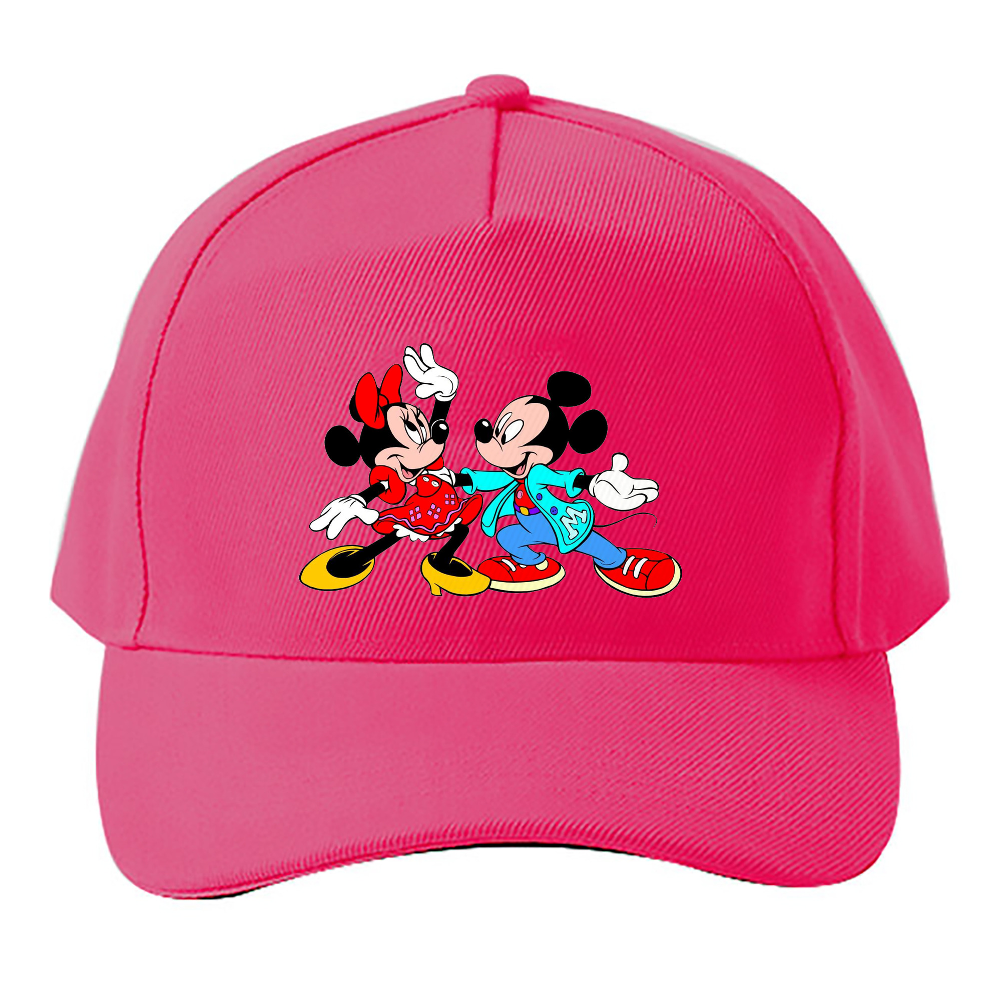 （画像用） ミッキーマウス Mickey Mouse ベースボールキャップ 綿100％ 男女兼用 帽子 スポーツ