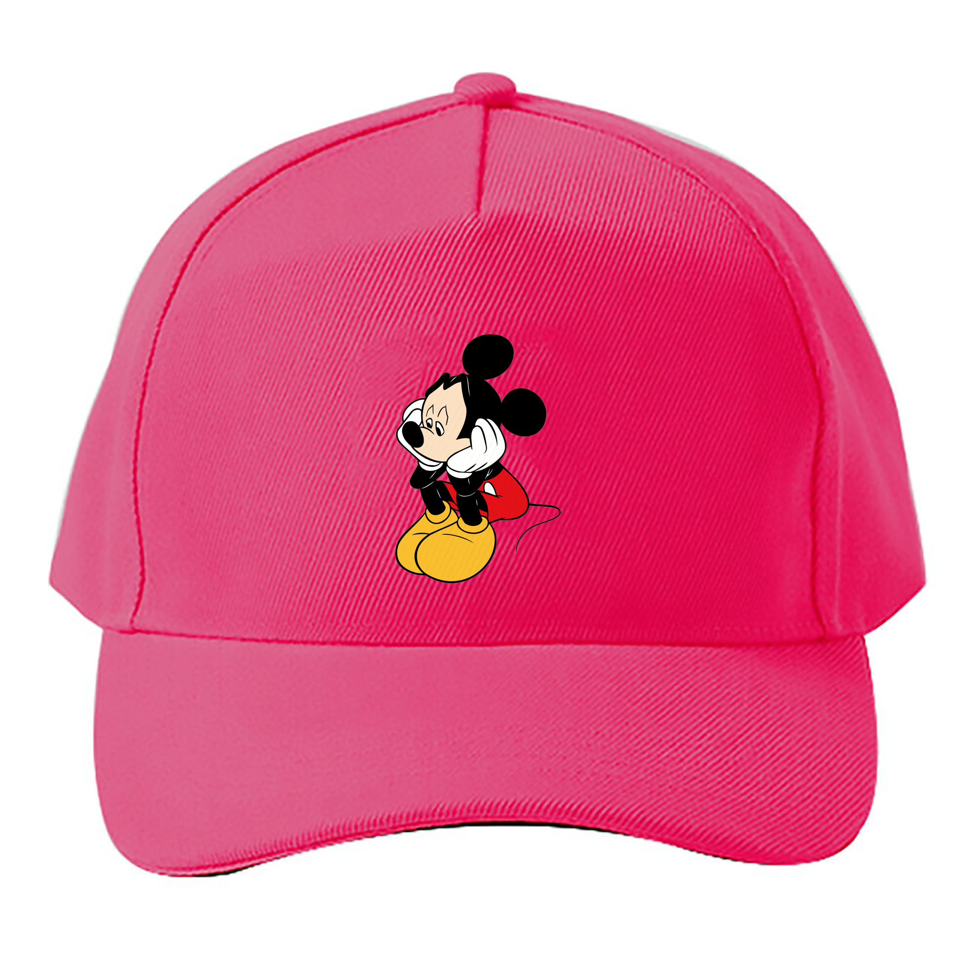 （画像用） ミッキーマウス Mickey Mouse ベースボールキャップ 綿100％ 男女兼用 帽子 スポーツ