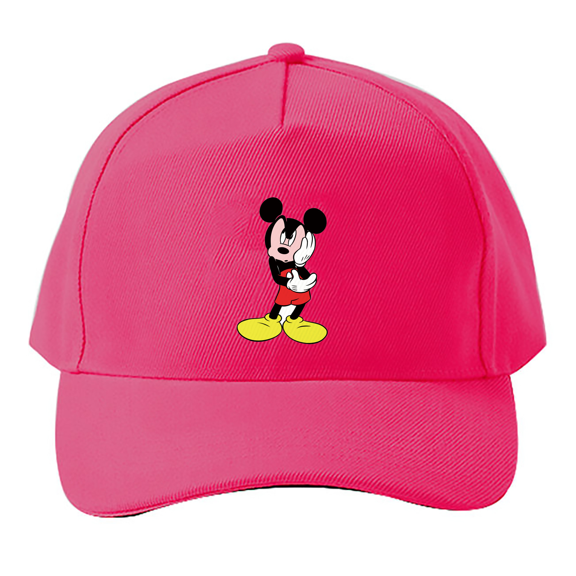 （画像用） ミッキーマウス Mickey Mouse ベースボールキャップ 綿100％ 男女兼用 帽子 スポーツ