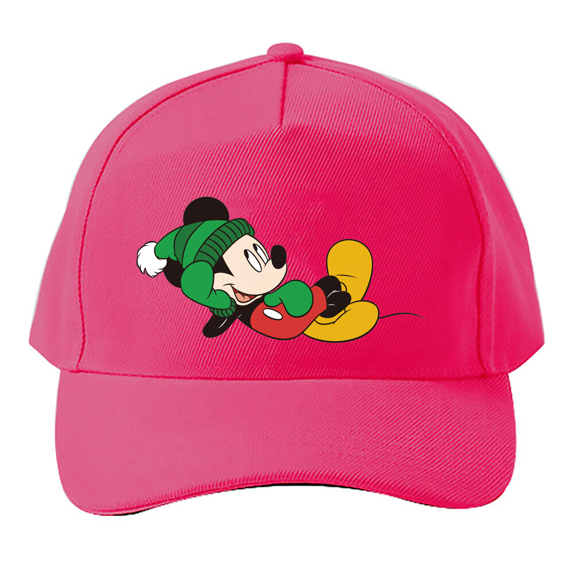 （画像用） ミッキーマウス Mickey Mouse ベースボールキャップ 綿100％ 男女兼用 帽子 スポーツ