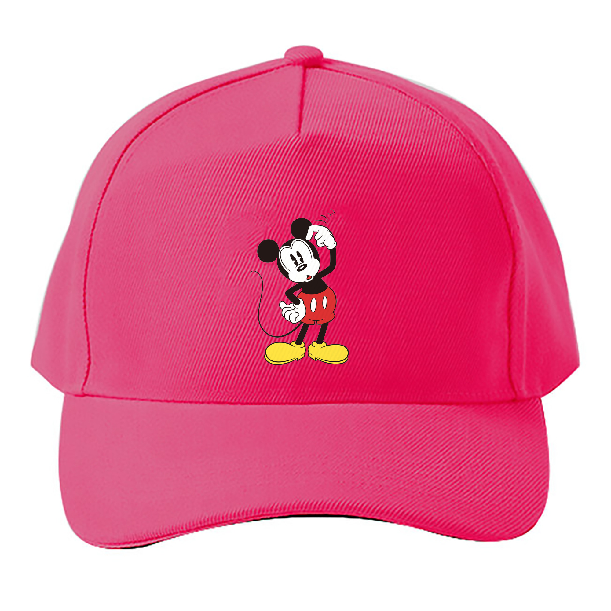 （画像用） ミッキーマウス Mickey Mouse ベースボールキャップ 綿100％ 男女兼用 帽子 スポーツ