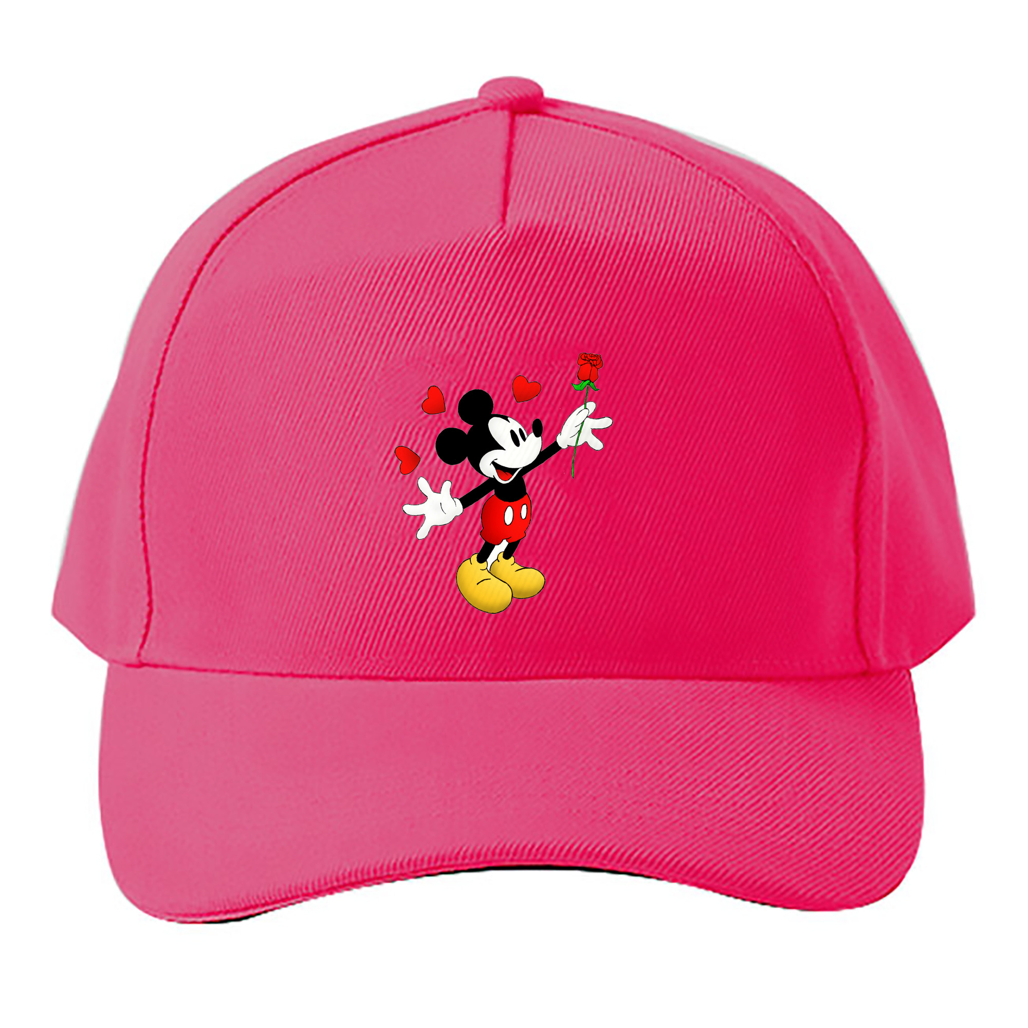 （画像用） ミッキーマウス Mickey Mouse ベースボールキャップ 綿100％ 男女兼用 帽子 スポーツ