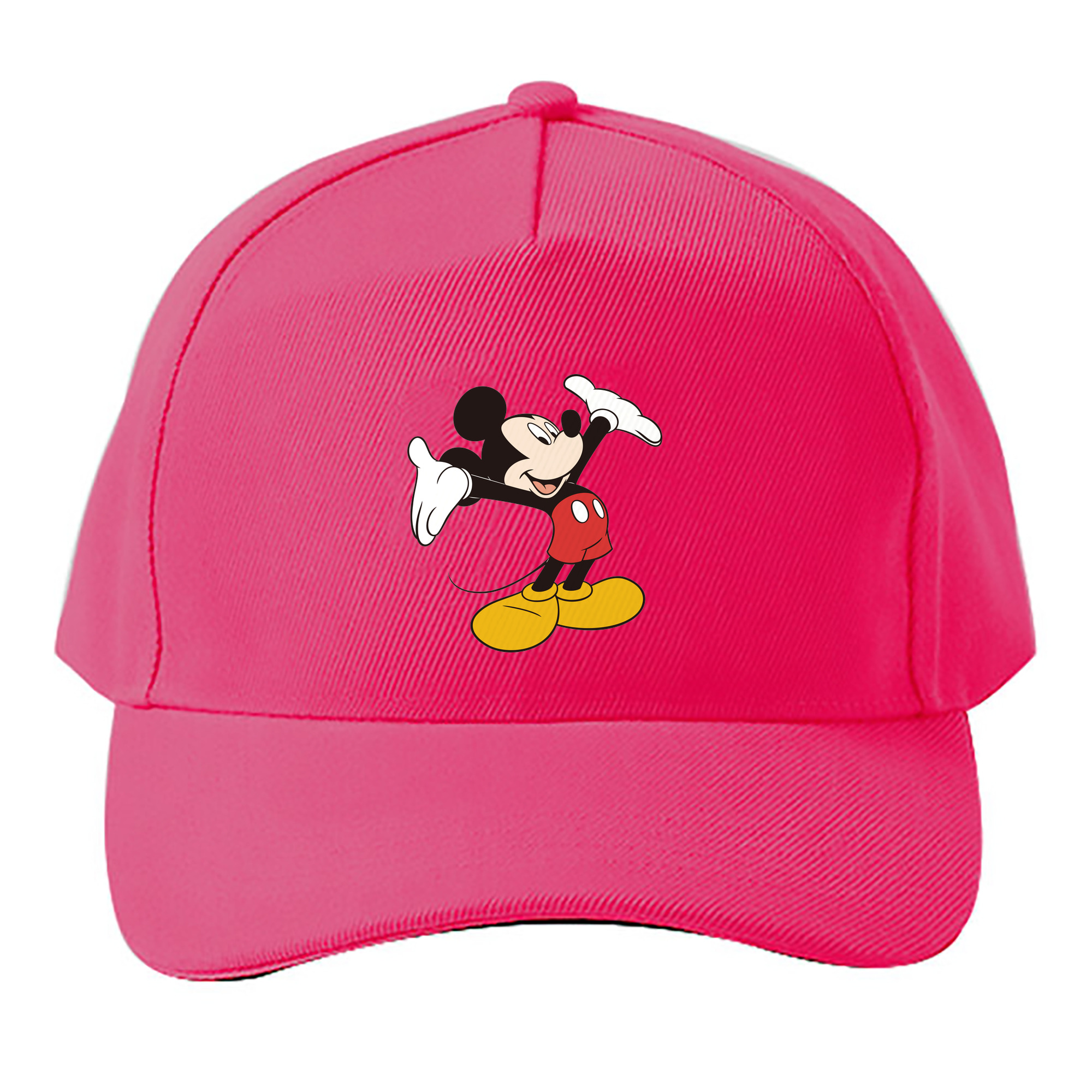 （画像用） ミッキーマウス Mickey Mouse ベースボールキャップ 綿100％ 男女兼用 帽子 スポーツ