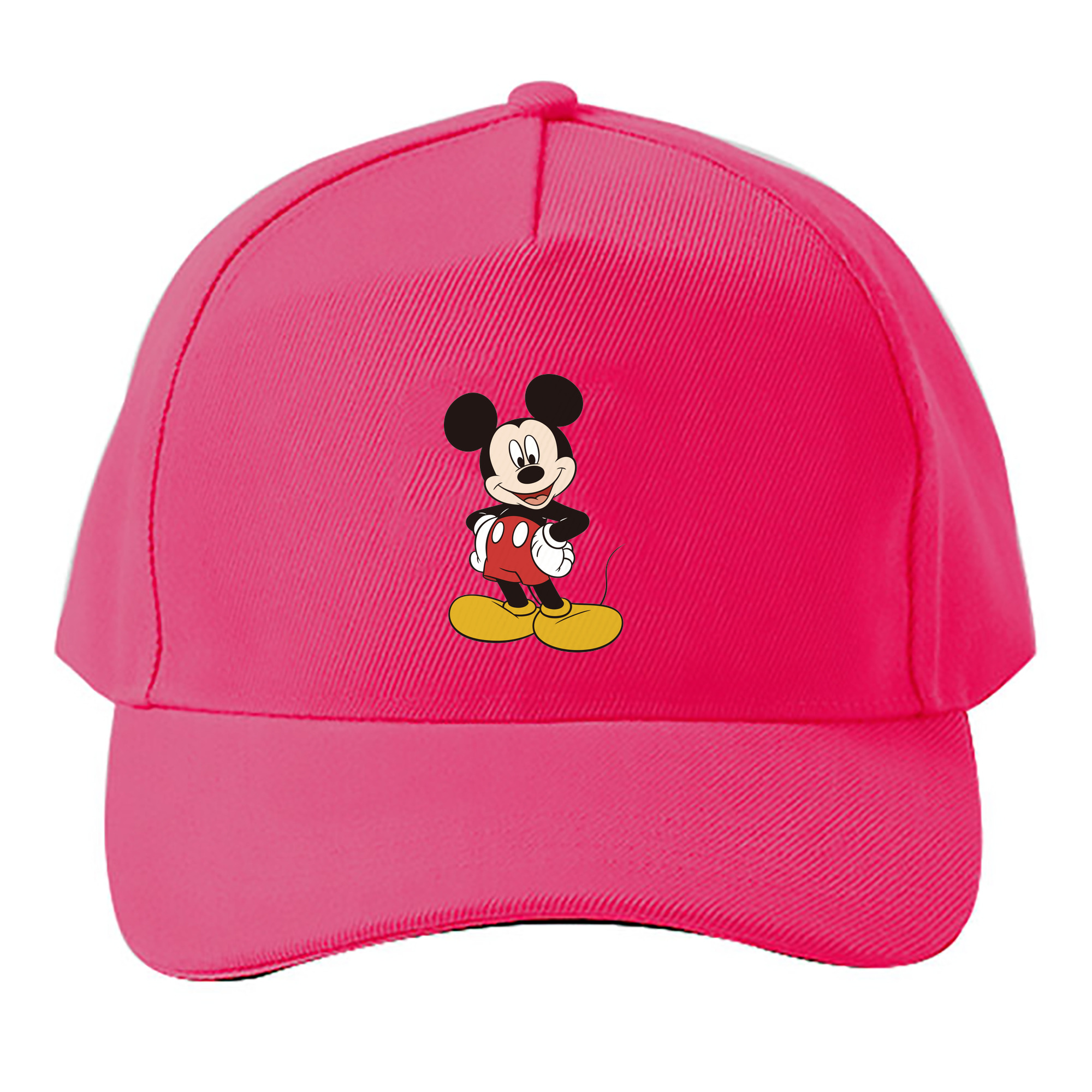 （画像用） ミッキーマウス Mickey Mouse ベースボールキャップ 綿100％ 男女兼用 帽子 スポーツ