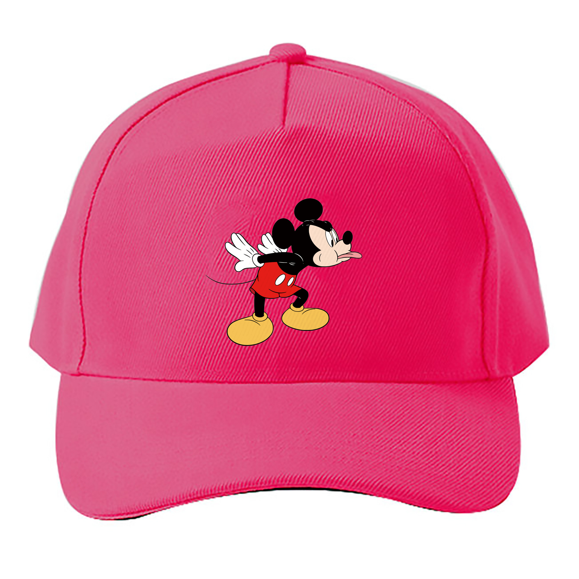 （画像用） ミッキーマウス Mickey Mouse ベースボールキャップ 綿100％ 男女兼用 帽子 スポーツ