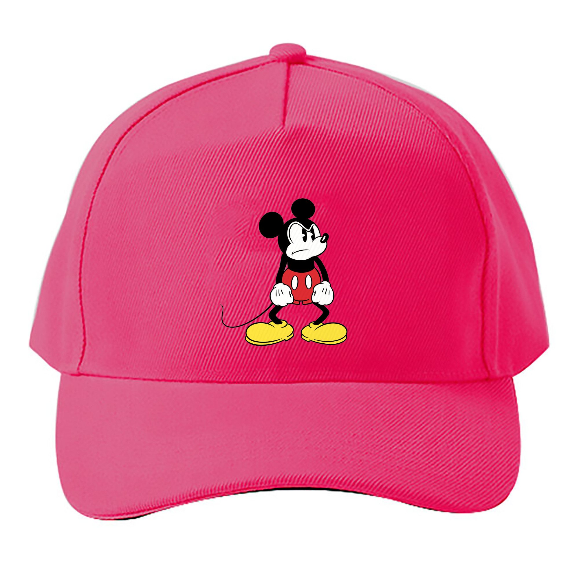 （画像用） ミッキーマウス Mickey Mouse ベースボールキャップ 綿100％ 男女兼用 帽子 スポーツ