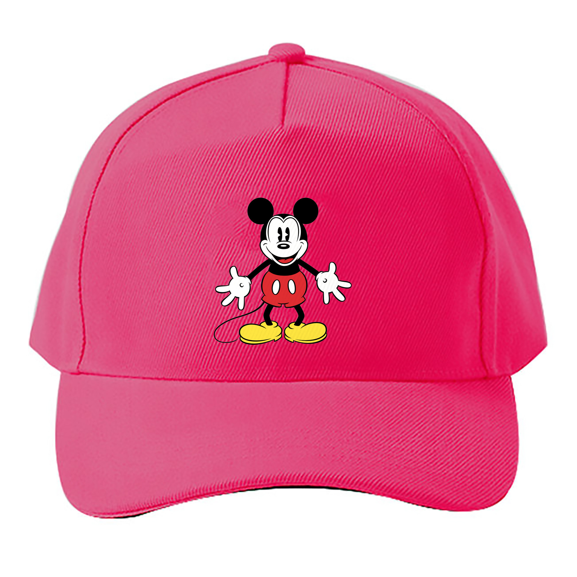 （画像用） ミッキーマウス Mickey Mouse ベースボールキャップ 綿100％ 男女兼用 帽子 スポーツ