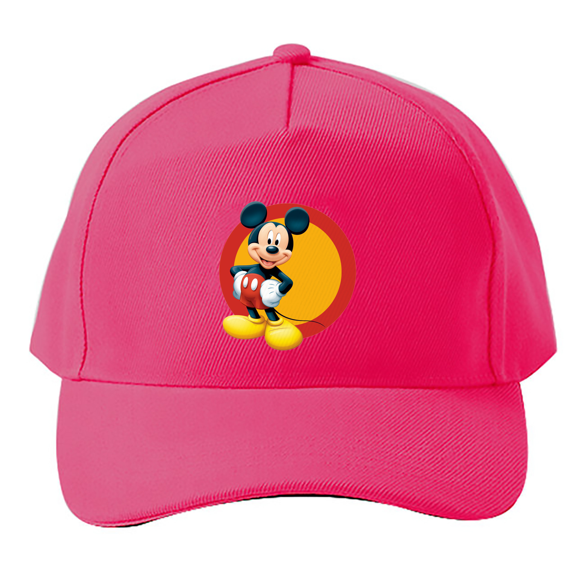 （画像用） ミッキーマウス Mickey Mouse ベースボールキャップ 綿100％ 男女兼用 帽子 スポーツ