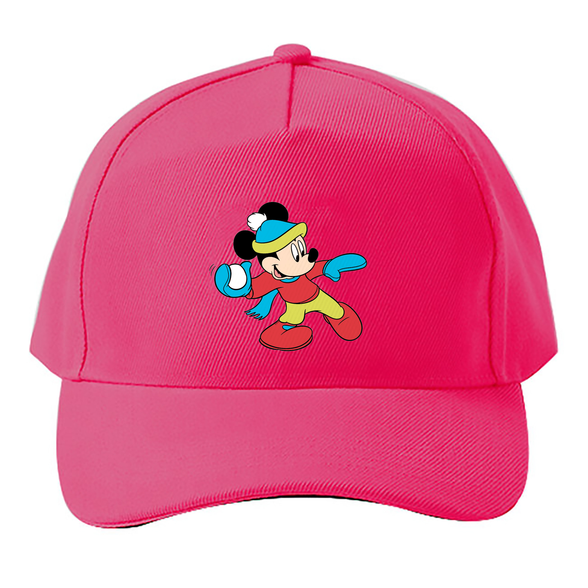 （画像用） ミッキーマウス Mickey Mouse ベースボールキャップ 綿100％ 男女兼用 帽子 スポーツ