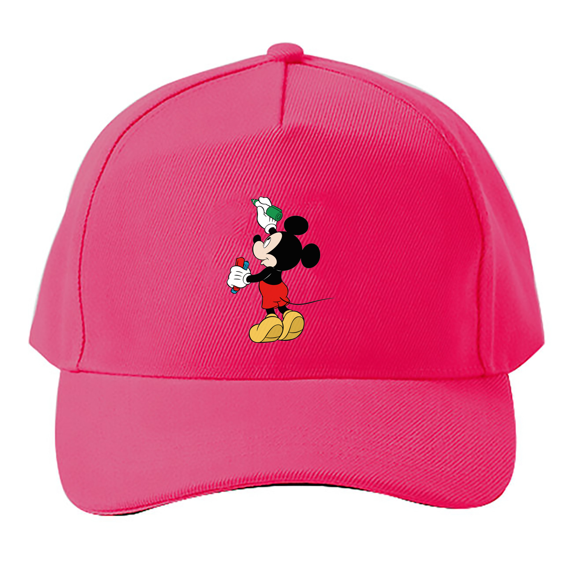 （画像用） ミッキーマウス Mickey Mouse ベースボールキャップ 綿100％ 男女兼用 帽子 スポーツ