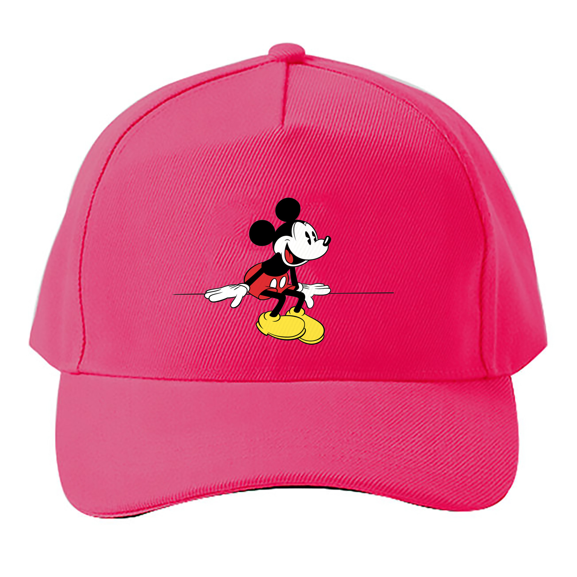 （画像用） ミッキーマウス Mickey Mouse ベースボールキャップ 綿100％ 男女兼用 帽子 スポーツ