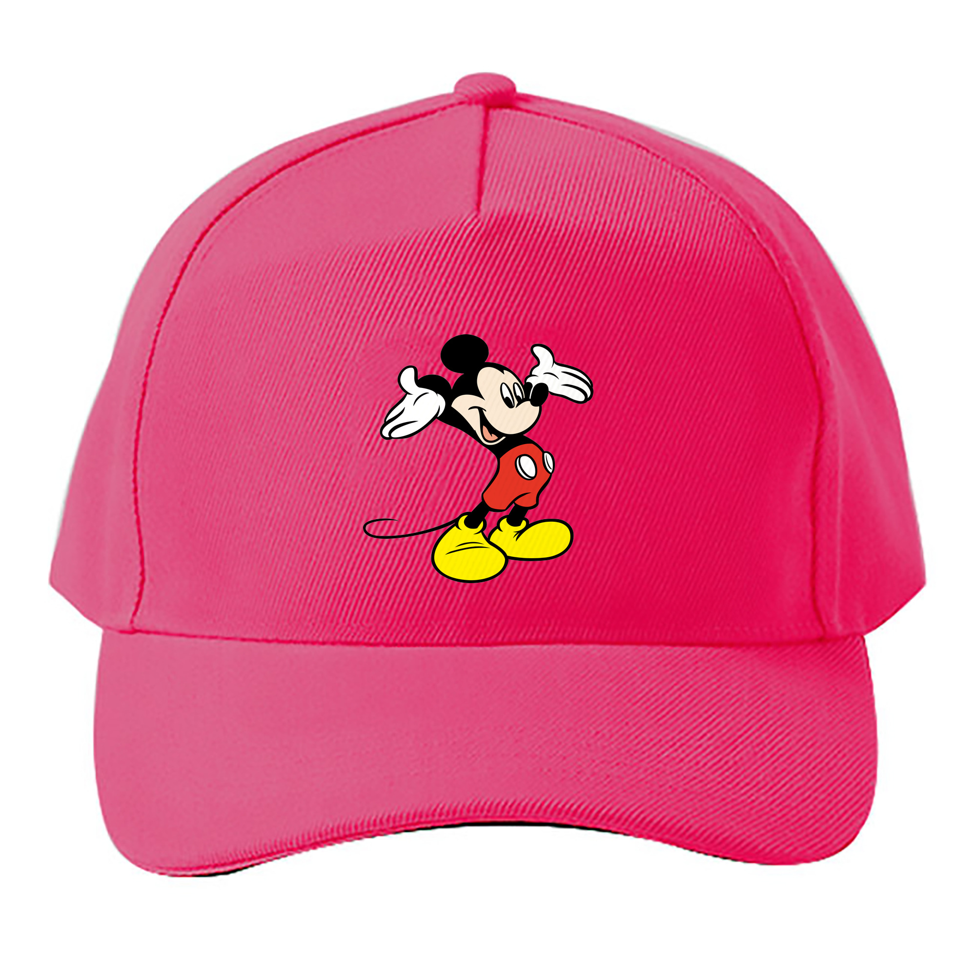 （画像用） ミッキーマウス Mickey Mouse ベースボールキャップ 綿100％ 男女兼用 帽子 スポーツ