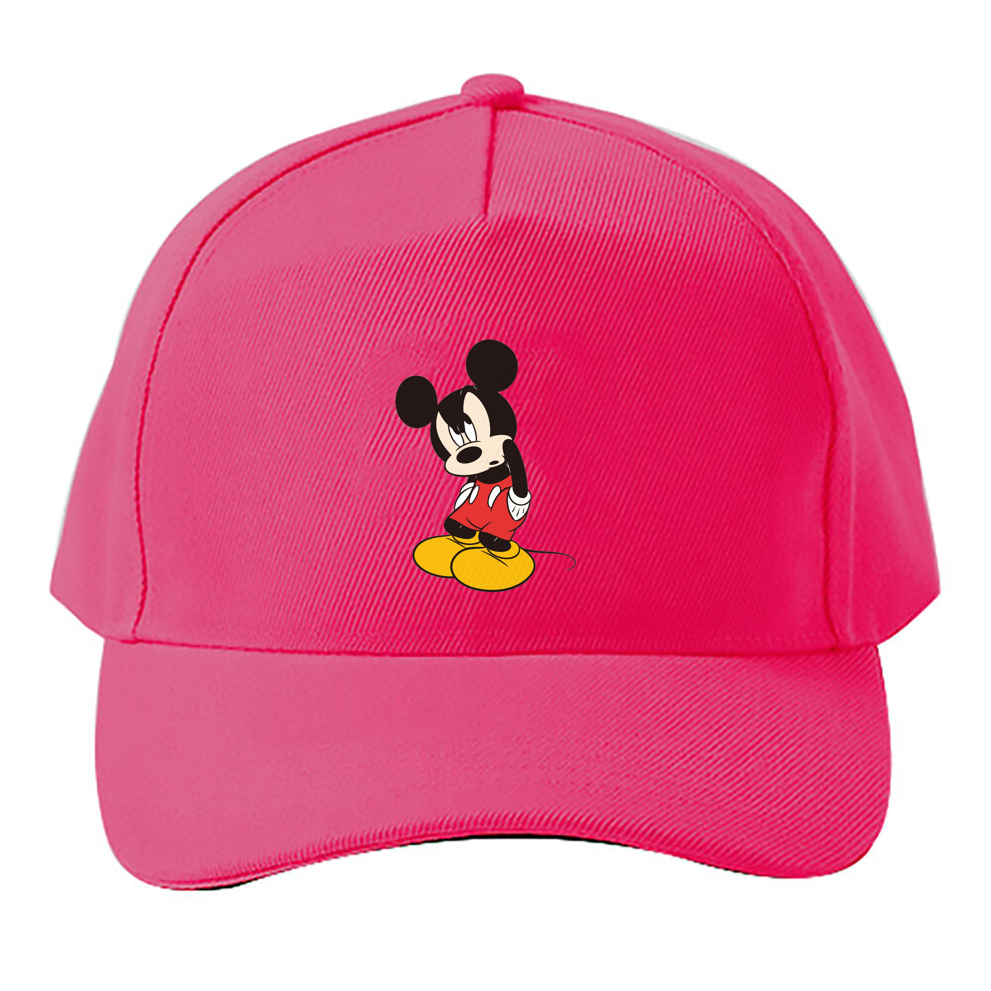 （画像用） ミッキーマウス Mickey Mouse ベースボールキャップ 綿100％ 男女兼用 帽子 スポーツ