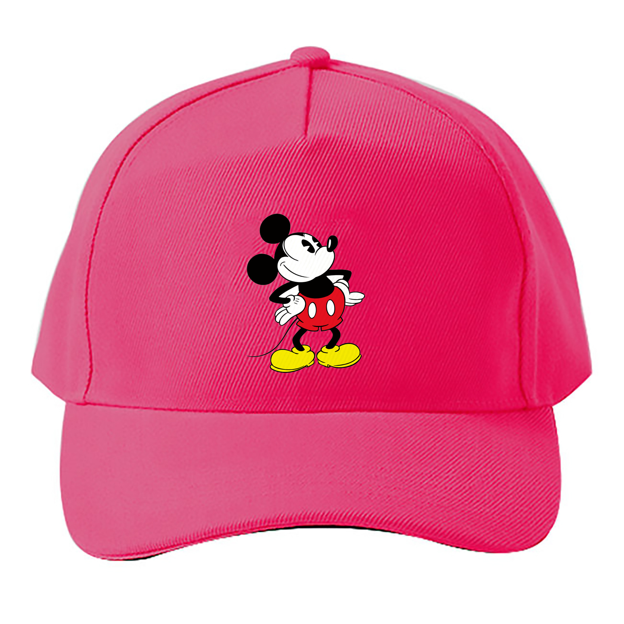 （画像用） ミッキーマウス Mickey Mouse ベースボールキャップ 綿100％ 男女兼用 帽子 スポーツ