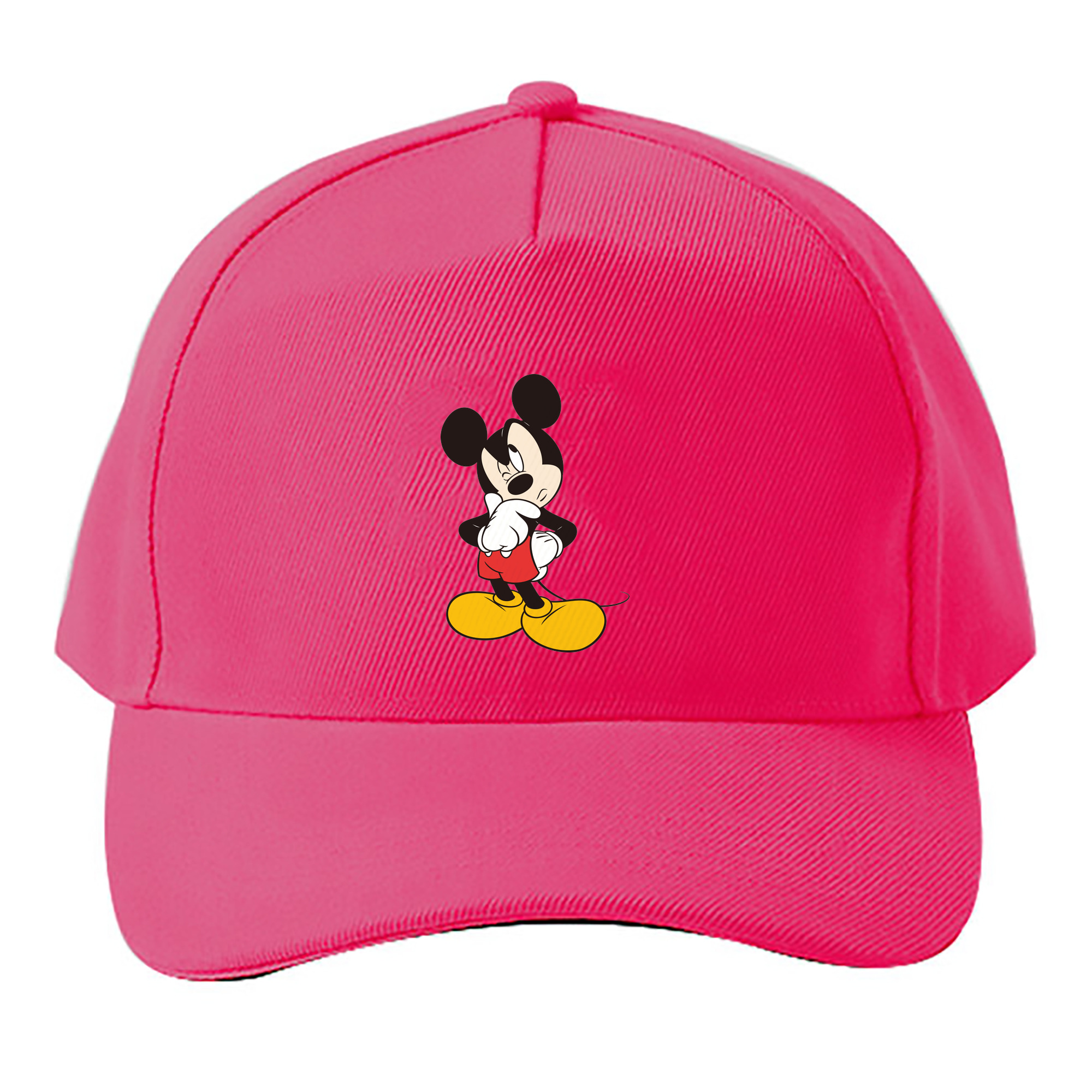 （画像用） ミッキーマウス Mickey Mouse ベースボールキャップ 綿100％ 男女兼用 帽子 スポーツ