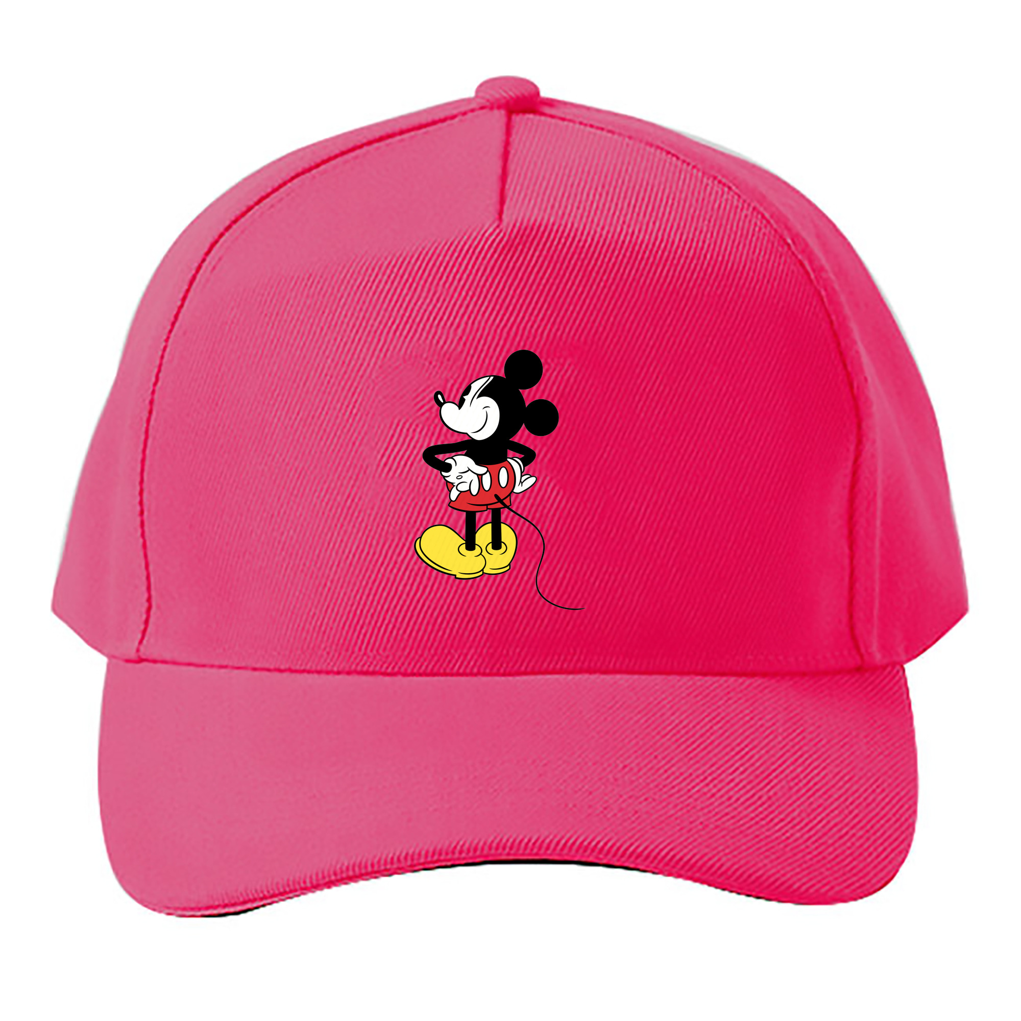 （画像用） ミッキーマウス Mickey Mouse ベースボールキャップ 綿100％ 男女兼用 帽子 スポーツ